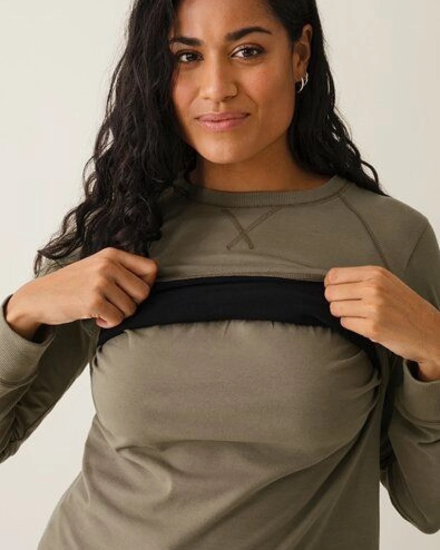 Umstands- und Stillpullover B. warmer Sweatshirt von boob – Ansicht 3