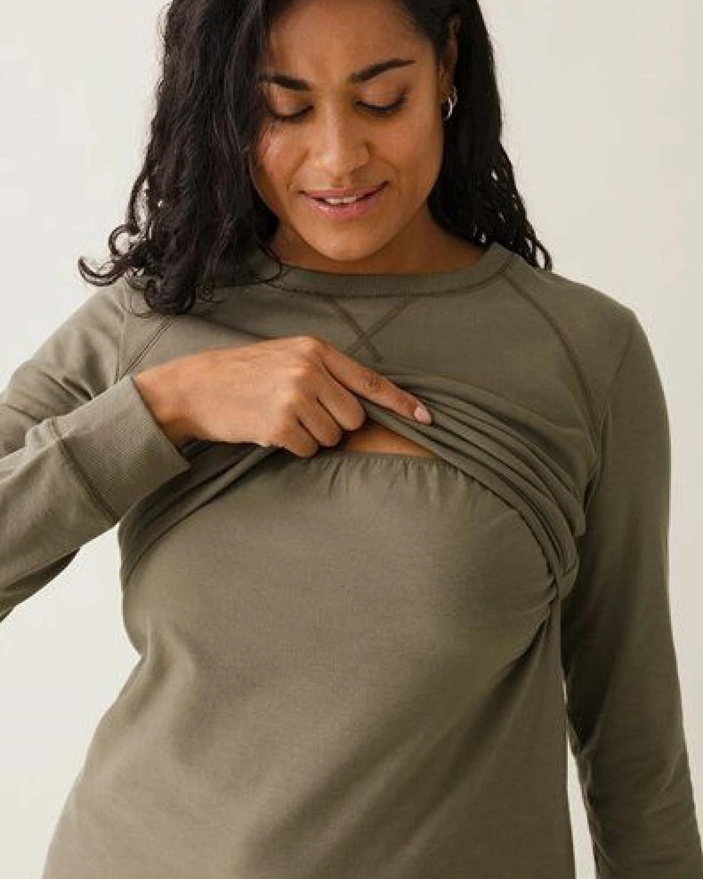 Umstands- und Stillpullover B. warmer Sweatshirt von boob – Ansicht 2
