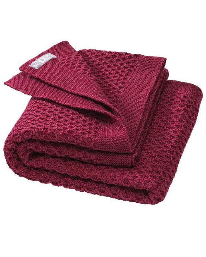 Disana Waben-Strickdecke Bio Merino-Wolle Baby Decke