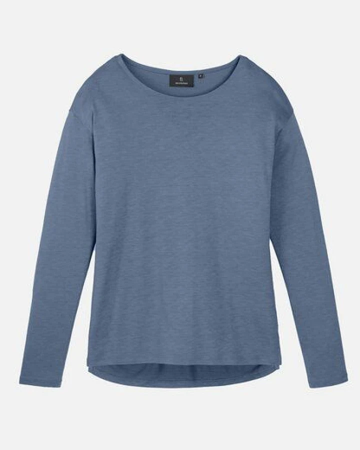 Produktseite: Damen Longsleeve aus LENZING ECOVERO Viskose - FUCHSIA - recolution