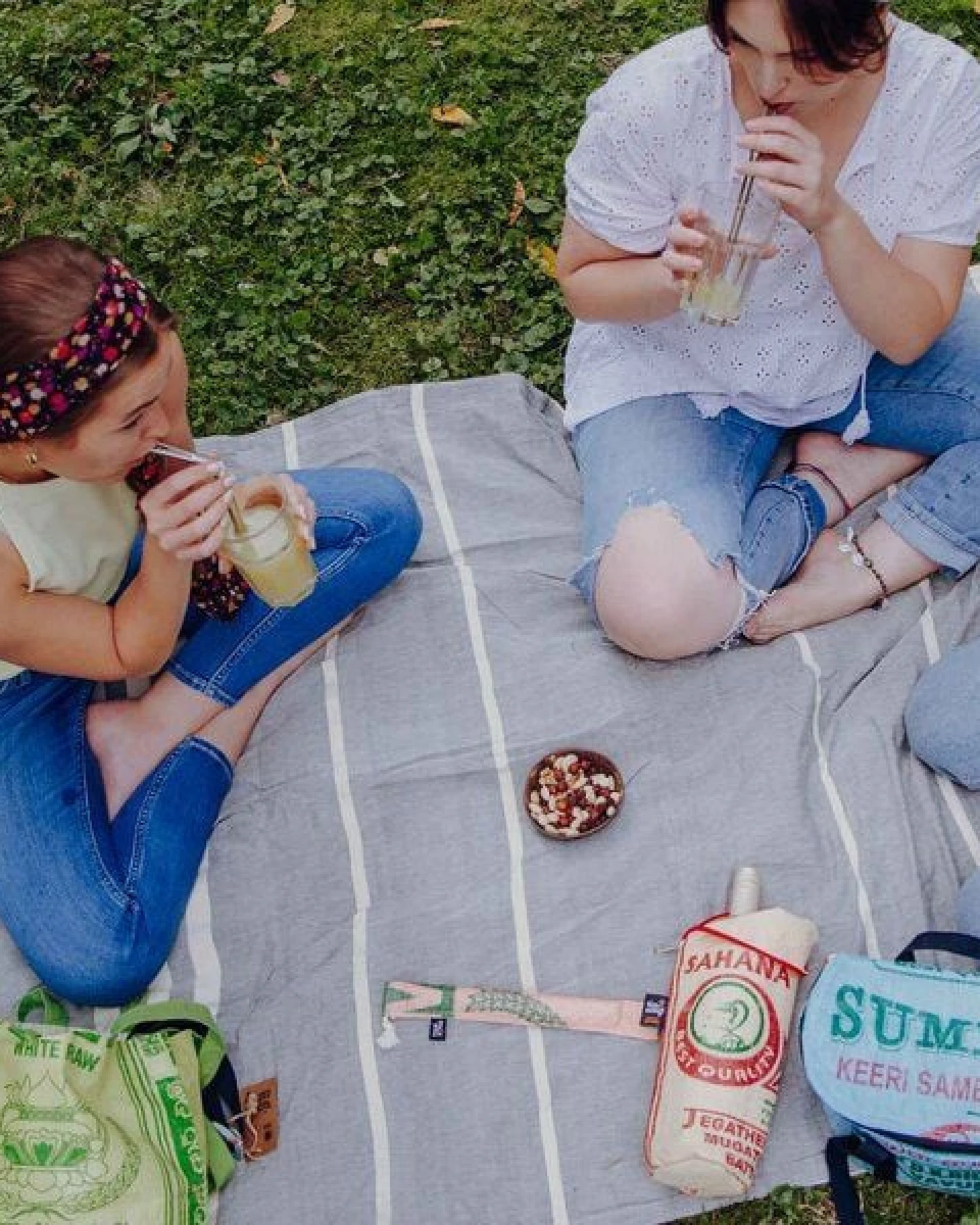 Rice&Carry RICE & CARRY Picknick Decke 170 x 115 cm – Ansicht 3