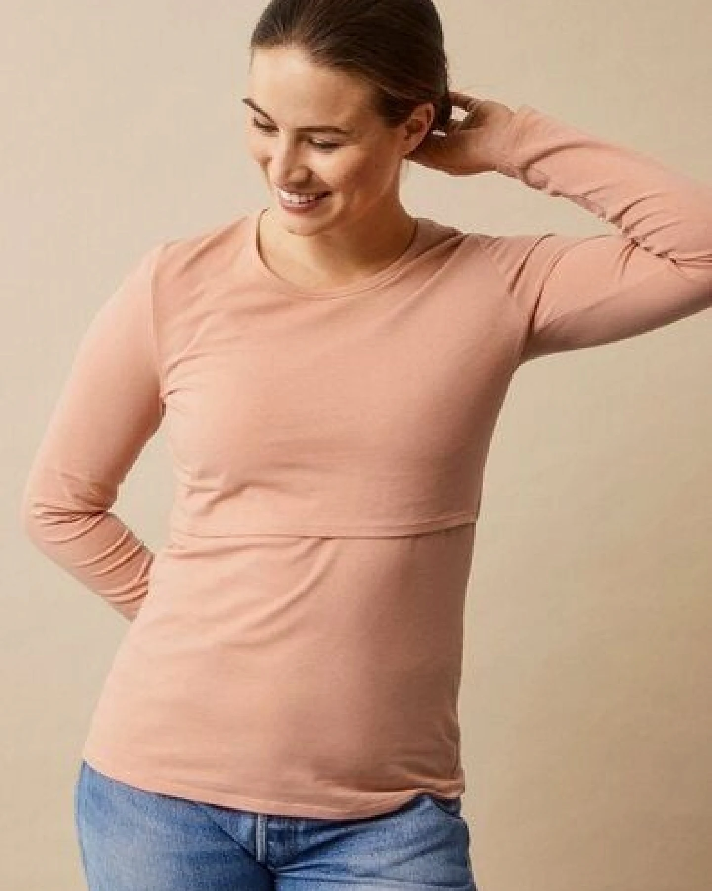 Umstands- und Stillshirt Classic Langarmshirt von boob – Ansicht 3
