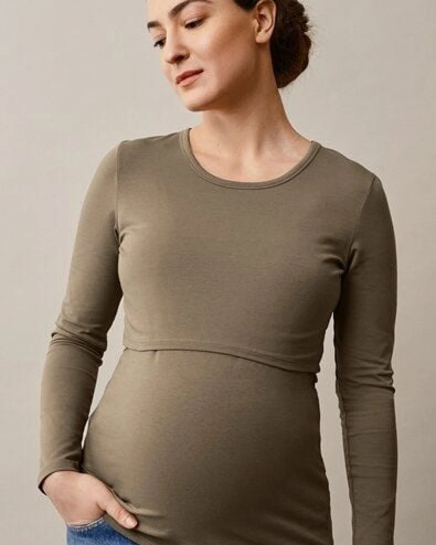 Umstands- und Stillshirt Classic Langarmshirt von boob – Ansicht 2