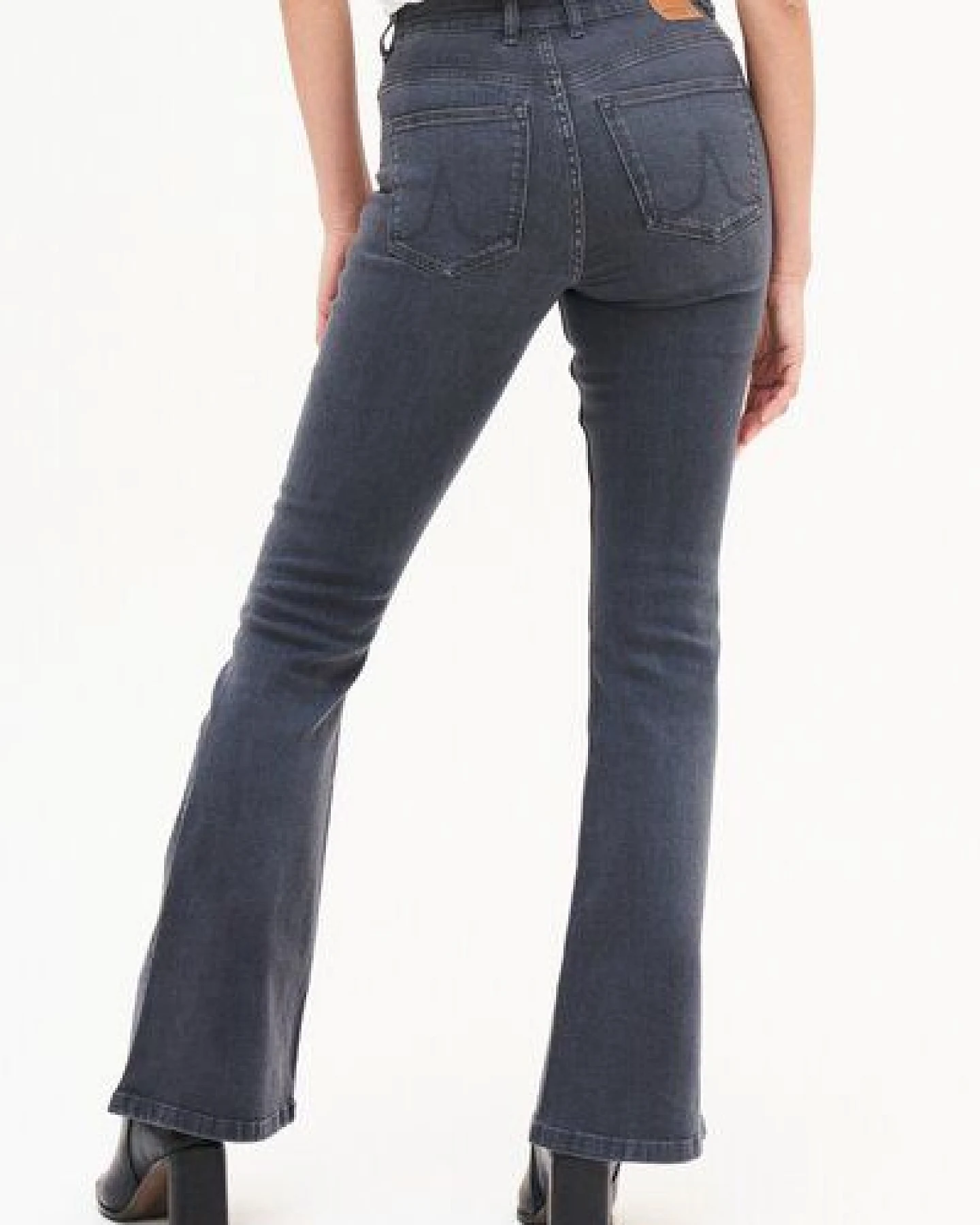 Kuyichi Flared Jeanshose - Lisette Flare – Ansicht 3
