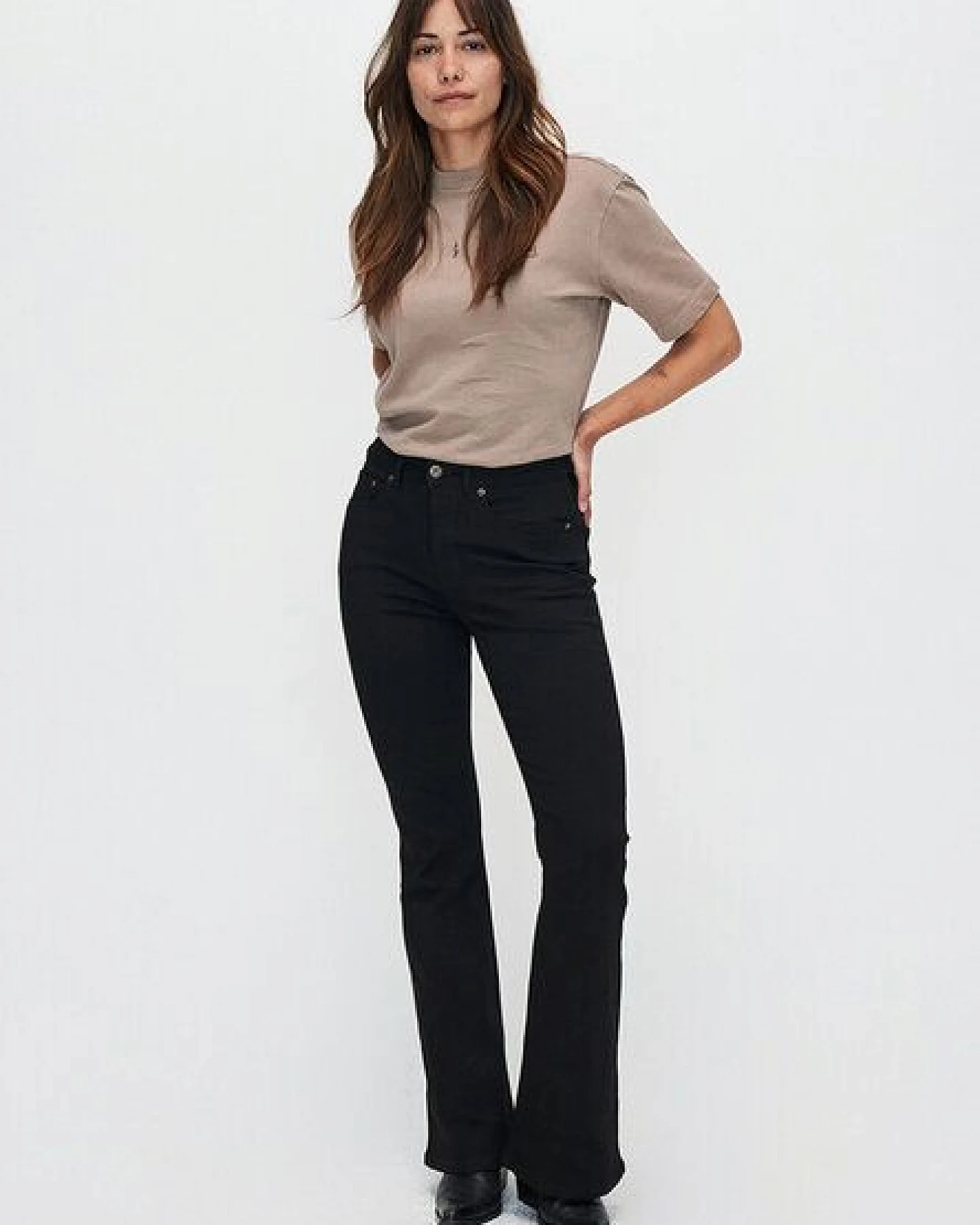 Kuyichi Flared Jeanshose - Lisette Flare – Ansicht 3