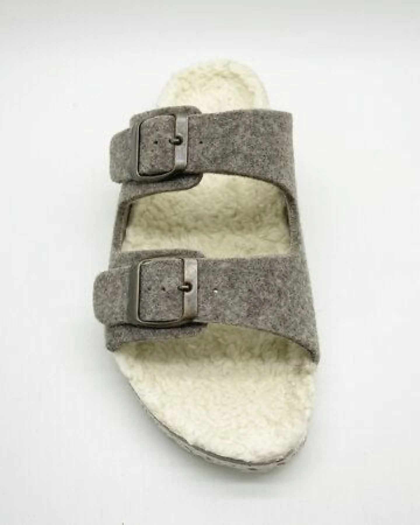 Vegane "thies ® Recycled Plush PET Bio Sandale" aus rec. PET & Biobaumwolle – Ansicht 4