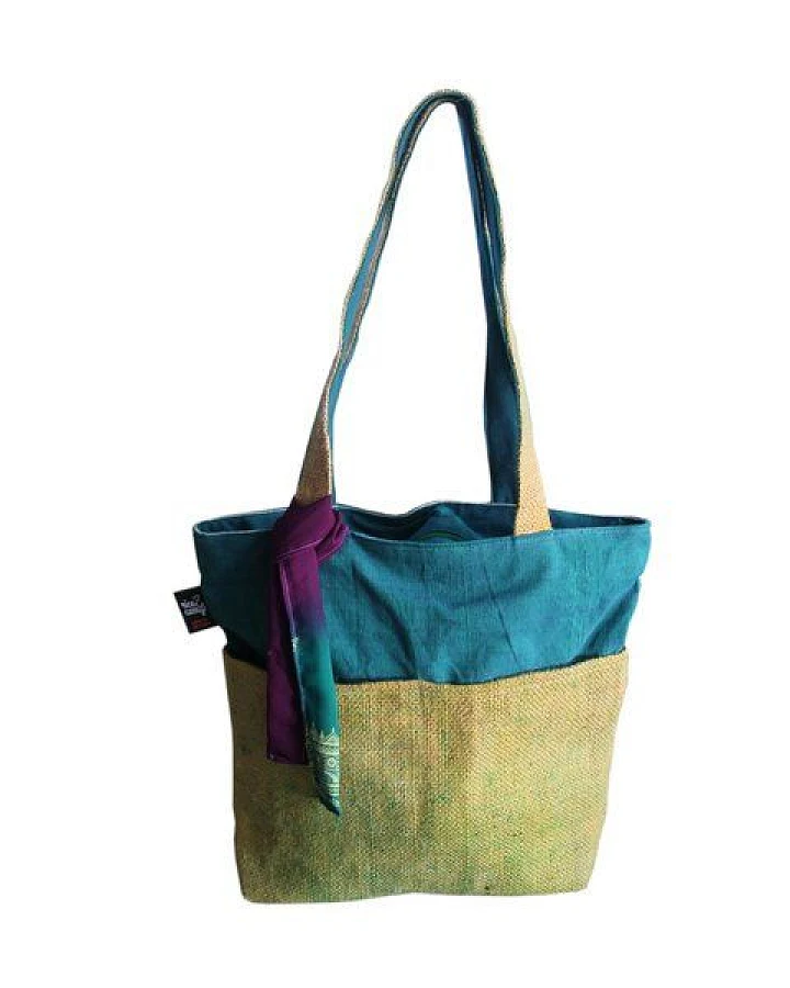 Rice&Carry RICE & CARRY Schultertasche aus Jute