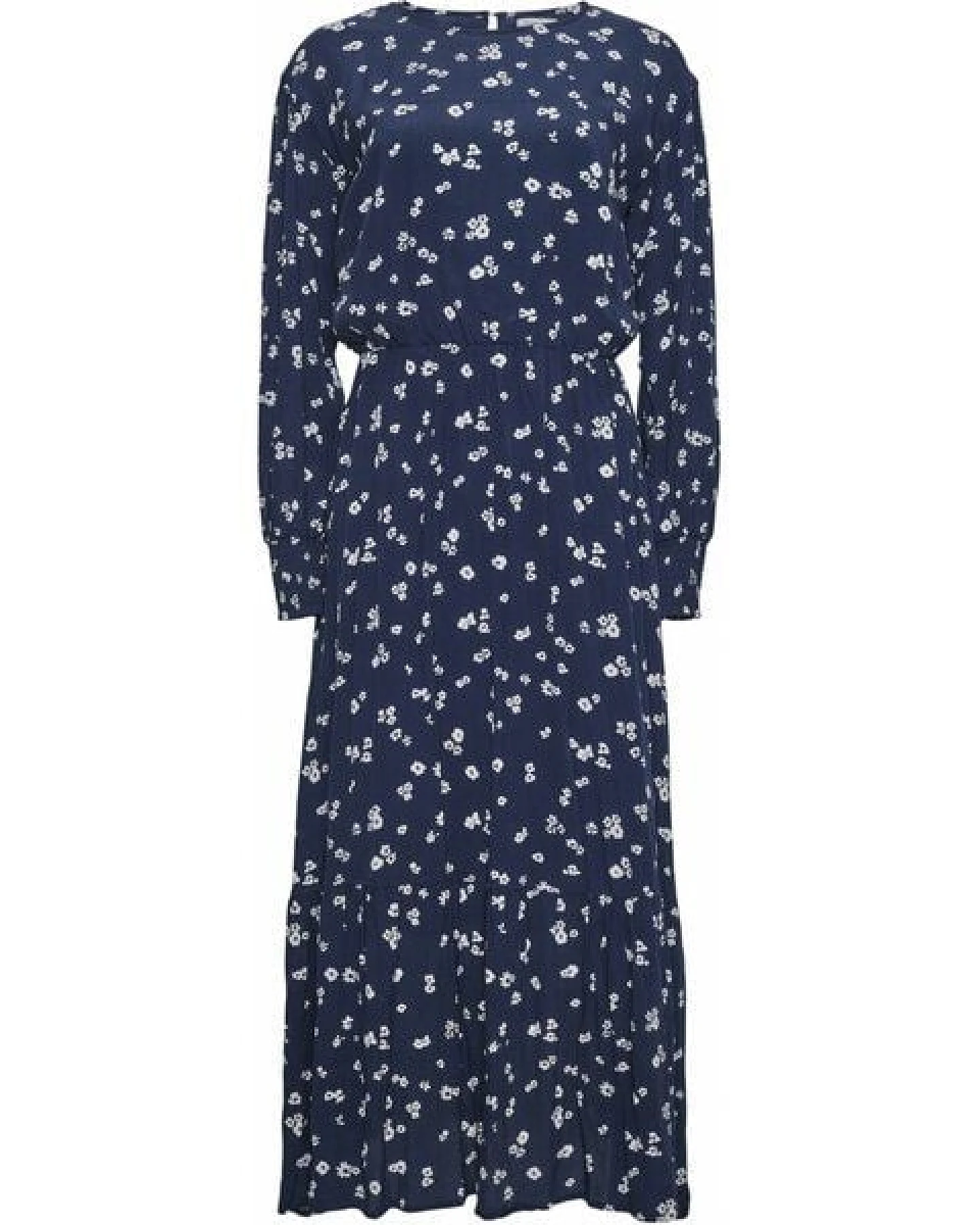 KnowledgeCotton Apparel Maxikleid Fleur mit Blumenmuster aus Lenzing EcoVero – Ansicht 4