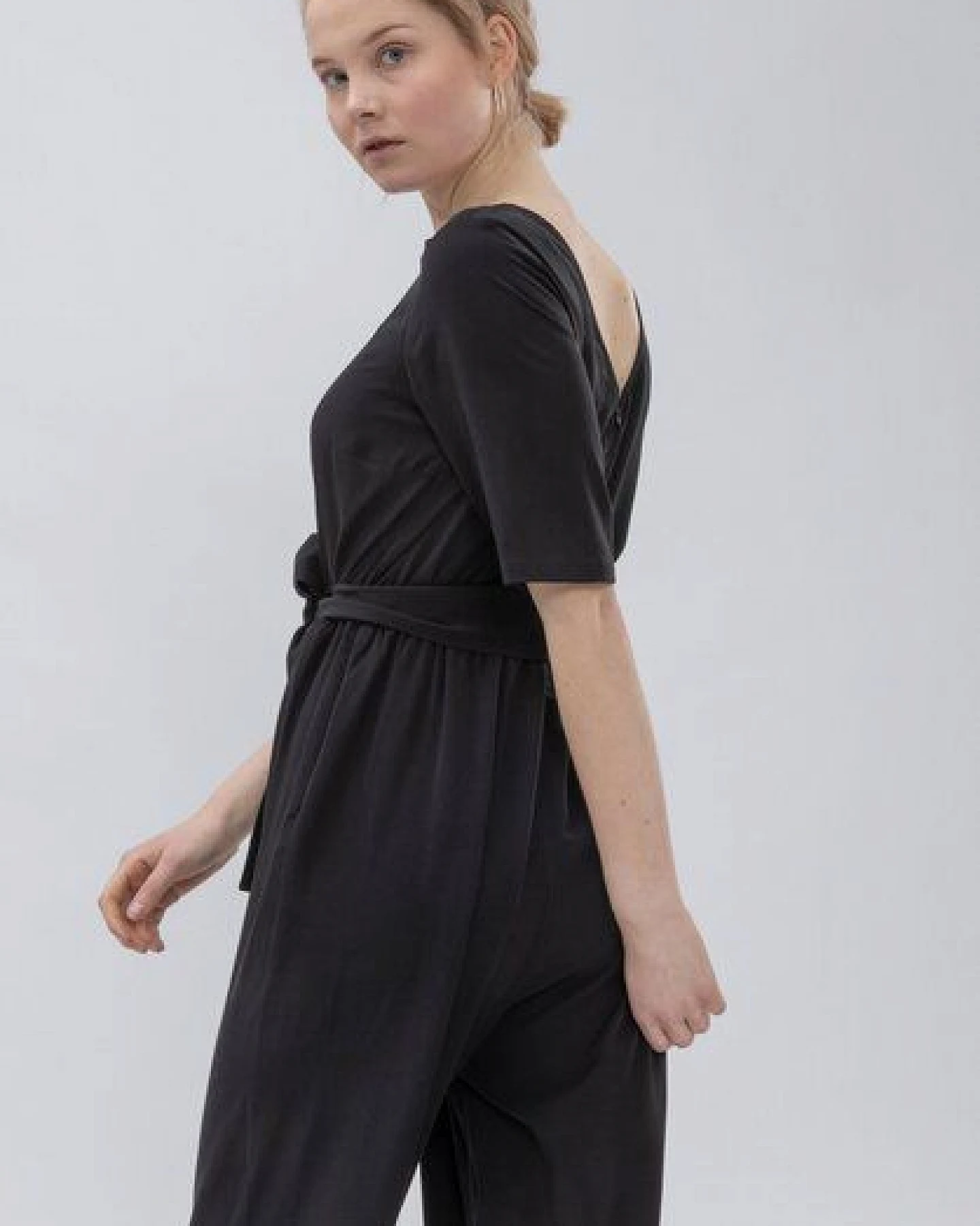 LOVJOI Damen Jumpsuit STAINE HALFSLEEVE Nachhaltig Fair – Ansicht 4