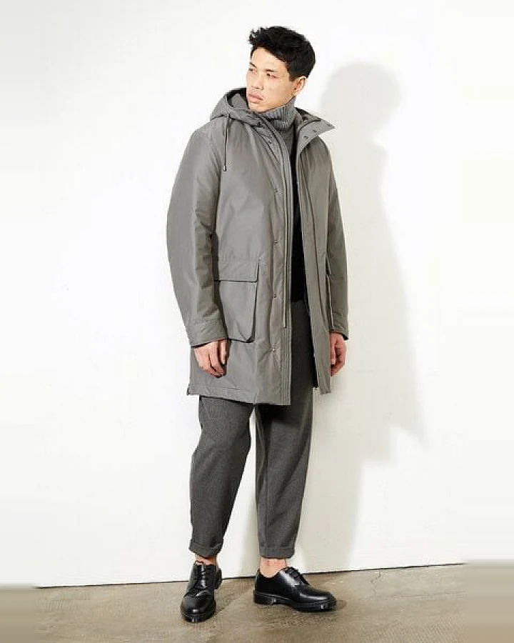 LangerChen Wintermantel - Parka Darkin - mit Bio-Baumwolle