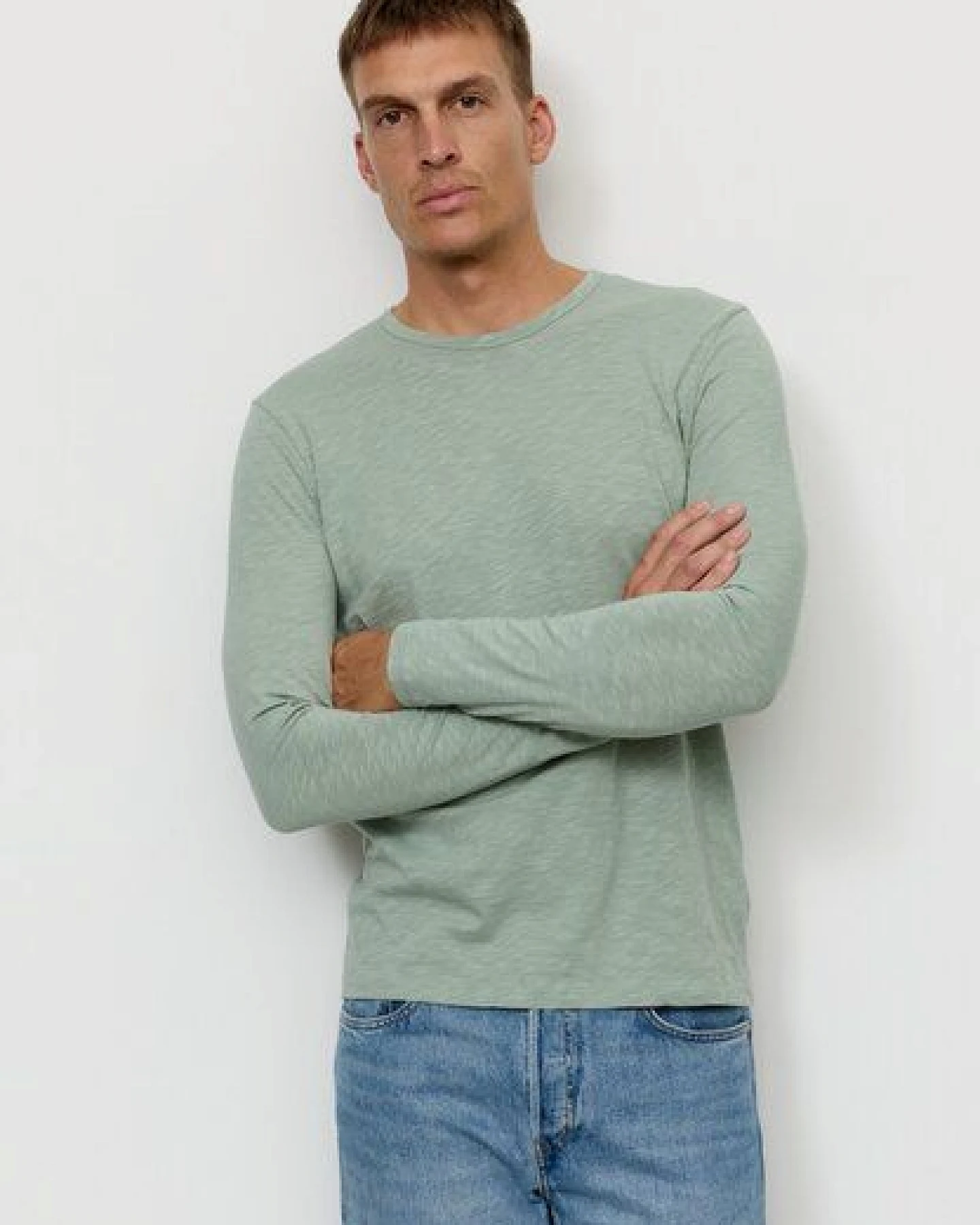 Herren Slub Longsleeve aus Bio-Baumwolle - MACA - recolution – Ansicht 2