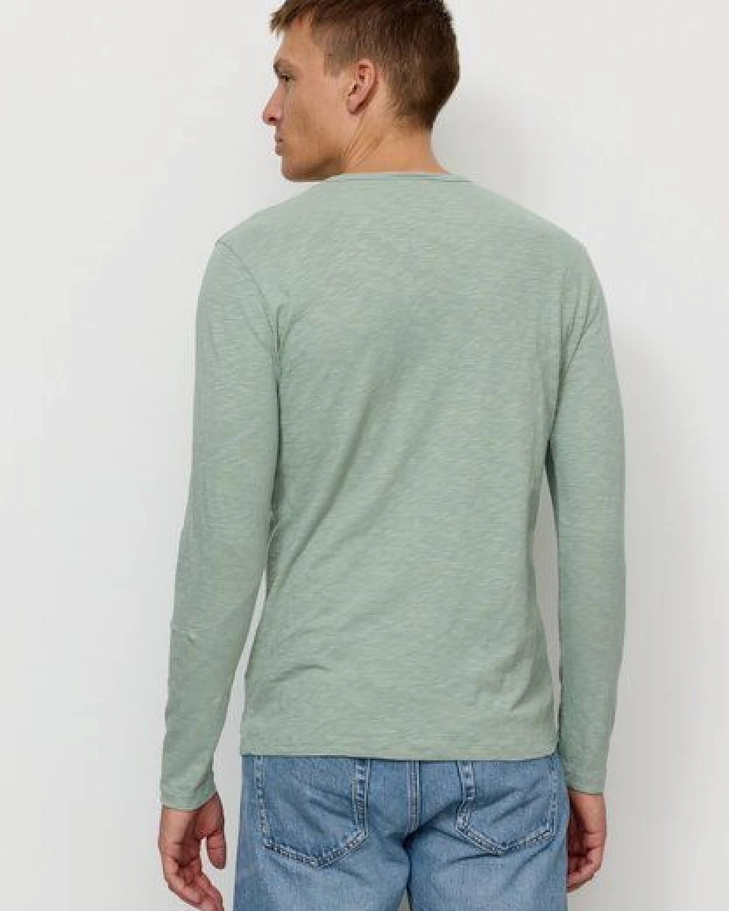Herren Slub Longsleeve aus Bio-Baumwolle - MACA - recolution – Ansicht 4