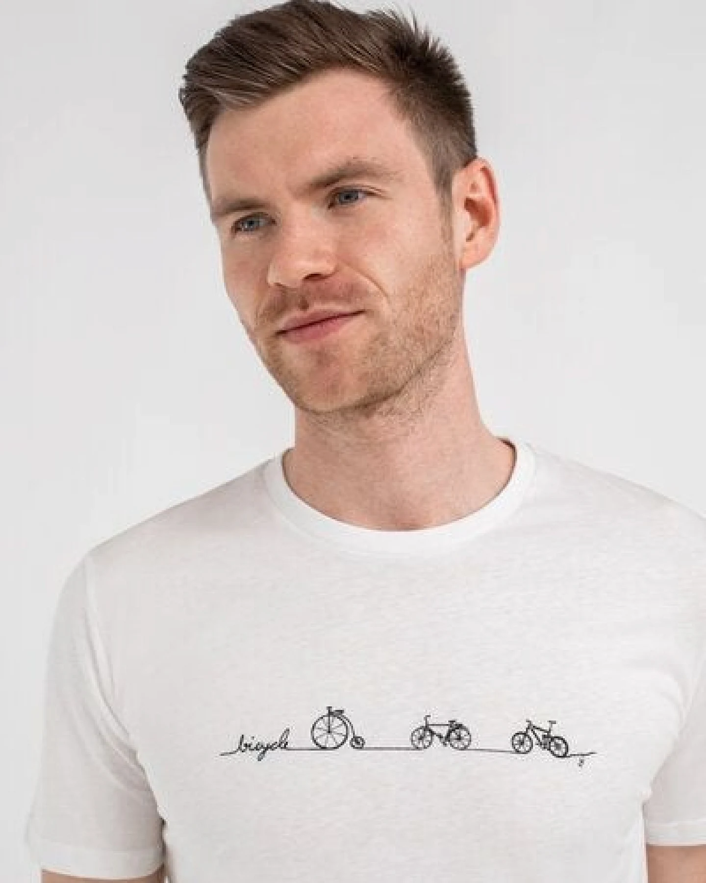 Brandless Basic Bio T-Shirt (men) Nr.3 Bicycle Line GOTS 155g/m² – Ansicht 4