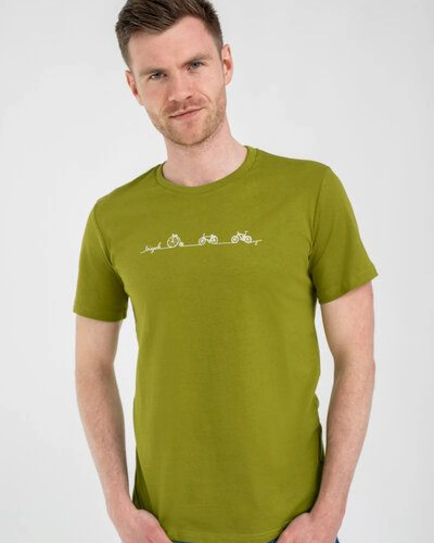 Brandless Basic Bio T-Shirt (men) Nr.3 Bicycle Line GOTS 155g/m² – Ansicht 2