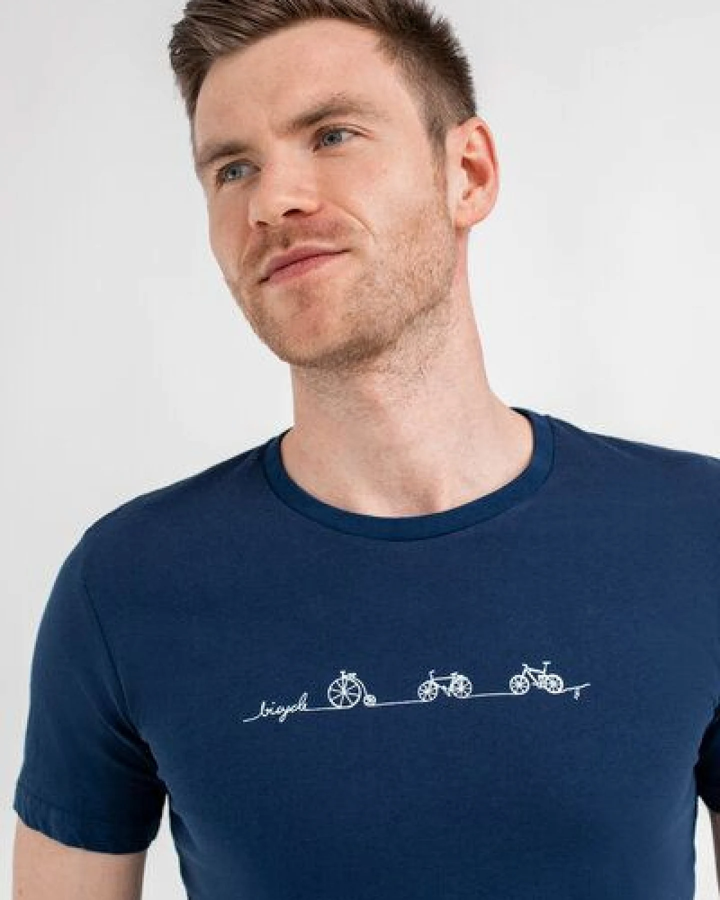 Brandless Basic Bio T-Shirt (men) Nr.3 Bicycle Line GOTS 155g/m² – Ansicht 4