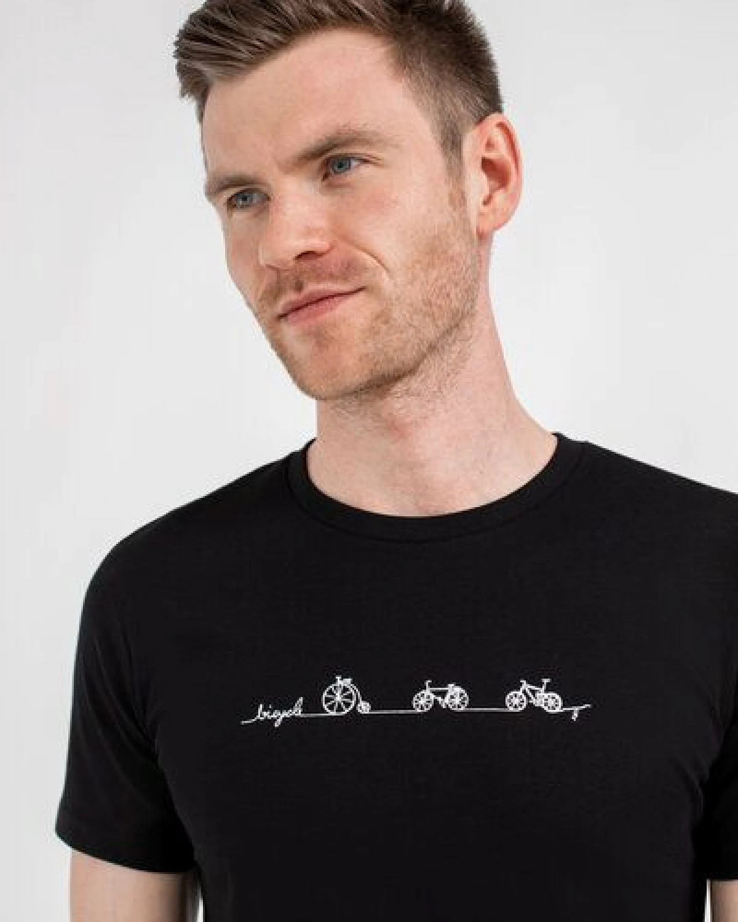 Brandless Basic Bio T-Shirt (men) Nr.3 Bicycle Line GOTS 155g/m² – Ansicht 4