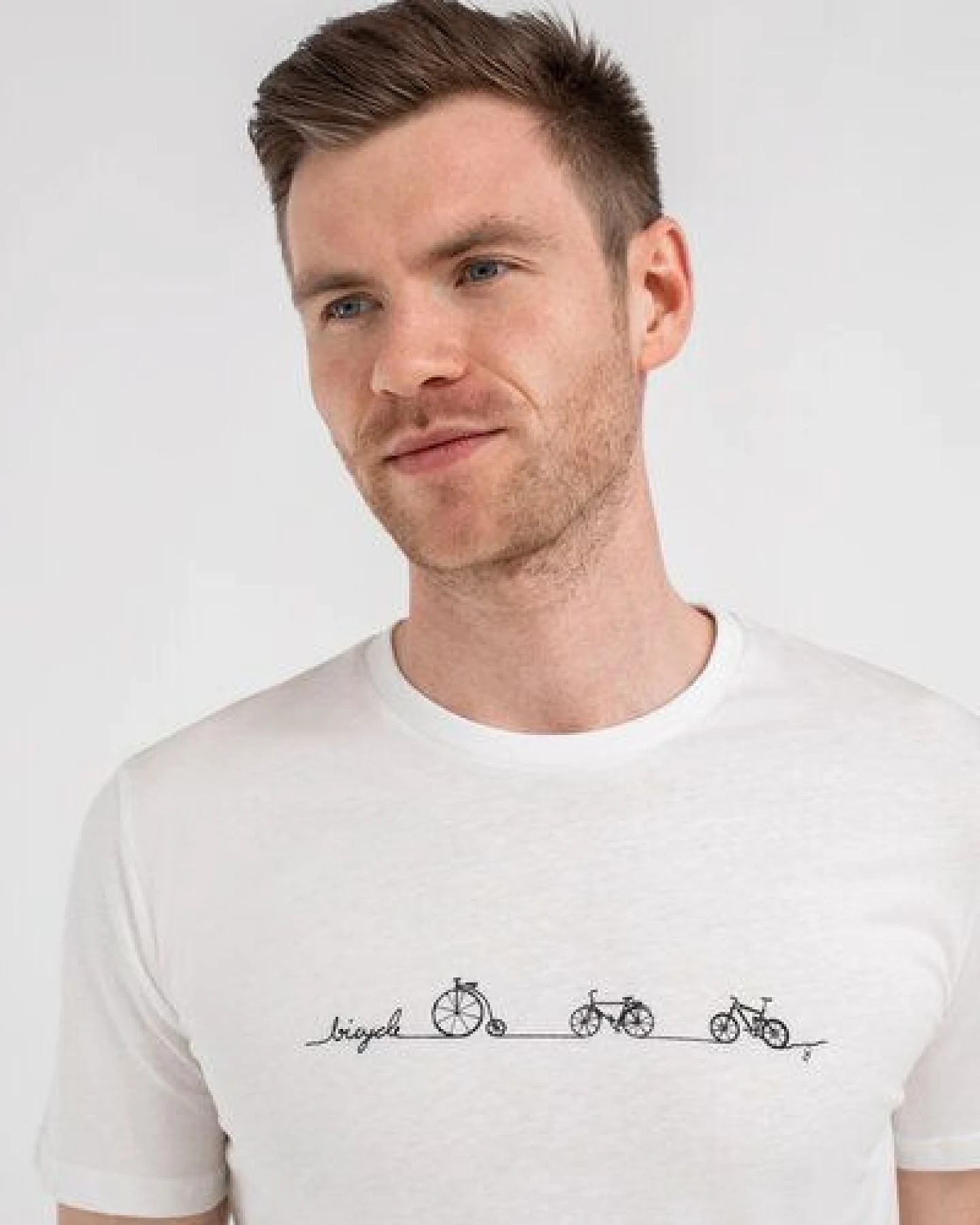 Brandless Basic Bio T-Shirt (men) Nr.3 Bicycle Line GOTS 155g/m² – Ansicht 4