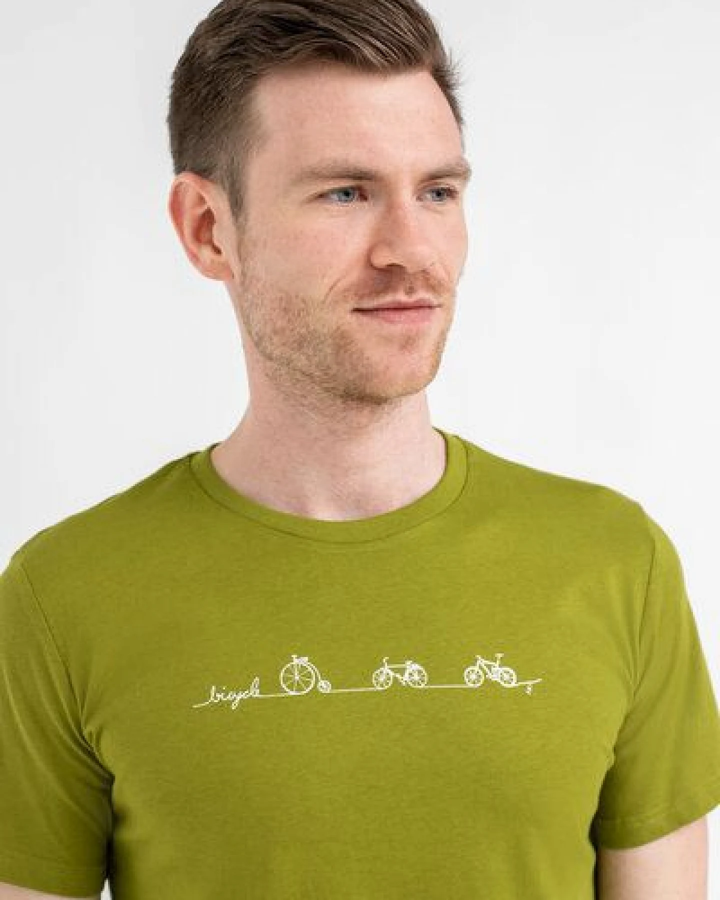 Brandless Basic Bio T-Shirt (men) Nr.3 Bicycle Line GOTS 155g/m² – Ansicht 3