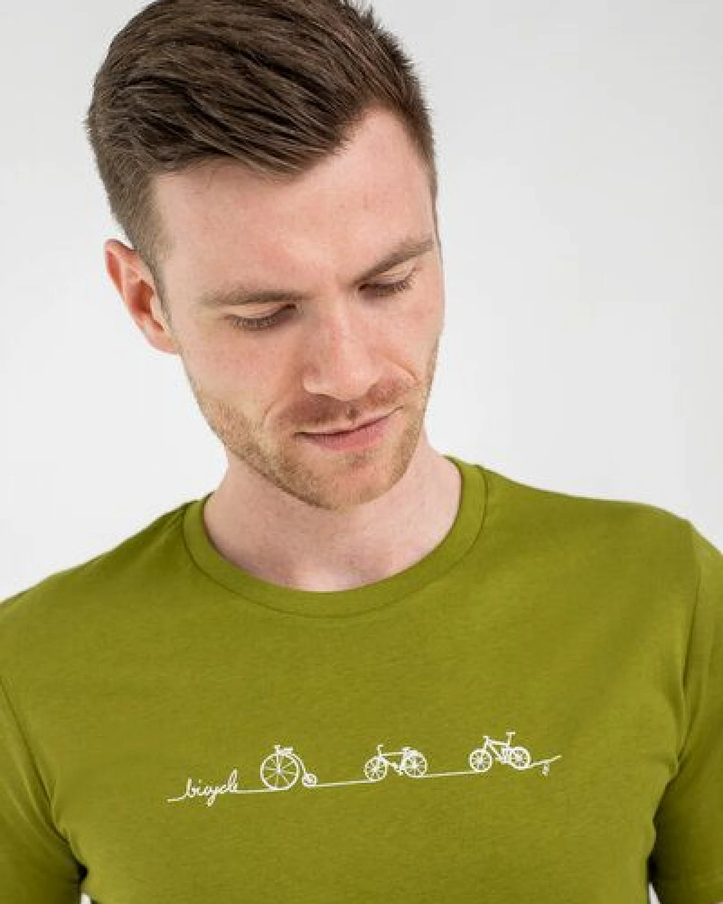 Brandless Basic Bio T-Shirt (men) Nr.3 Bicycle Line GOTS 155g/m² – Ansicht 4