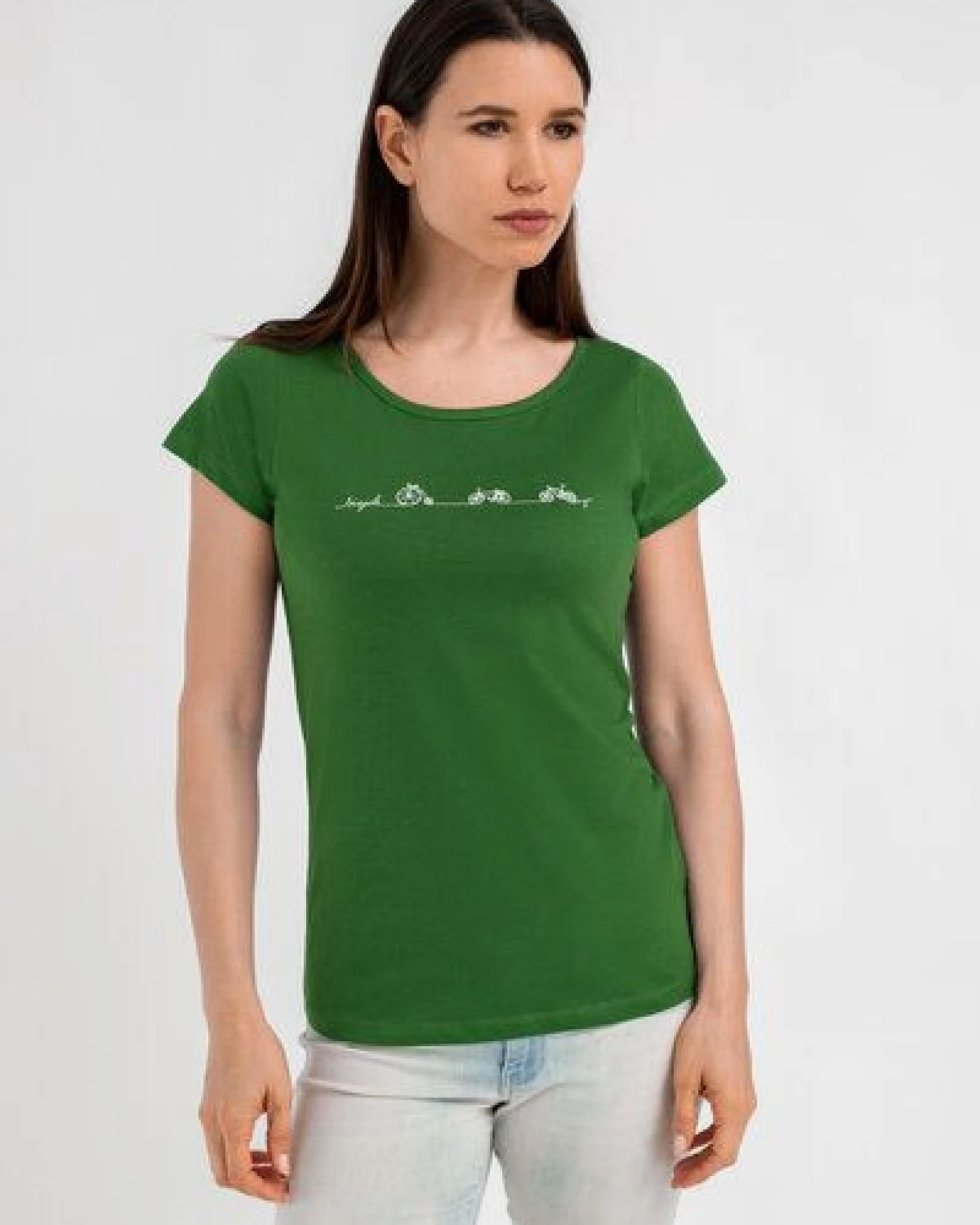 Brandless Basic Bio T-Shirt (ladies) Nr.2 Bicycle Line – Ansicht 3