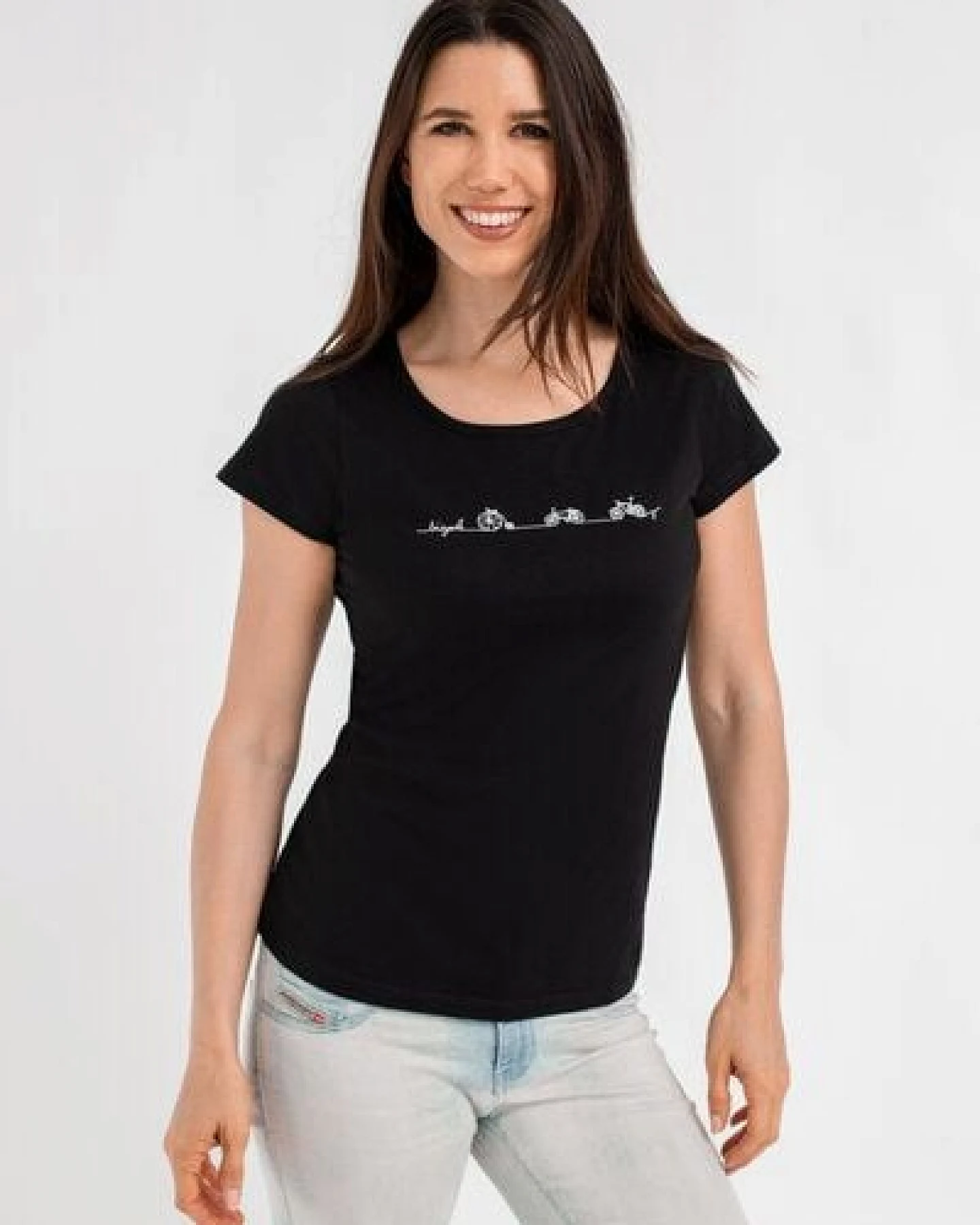 Brandless Basic Bio T-Shirt (ladies) Nr.2 Bicycle Line – Ansicht 3