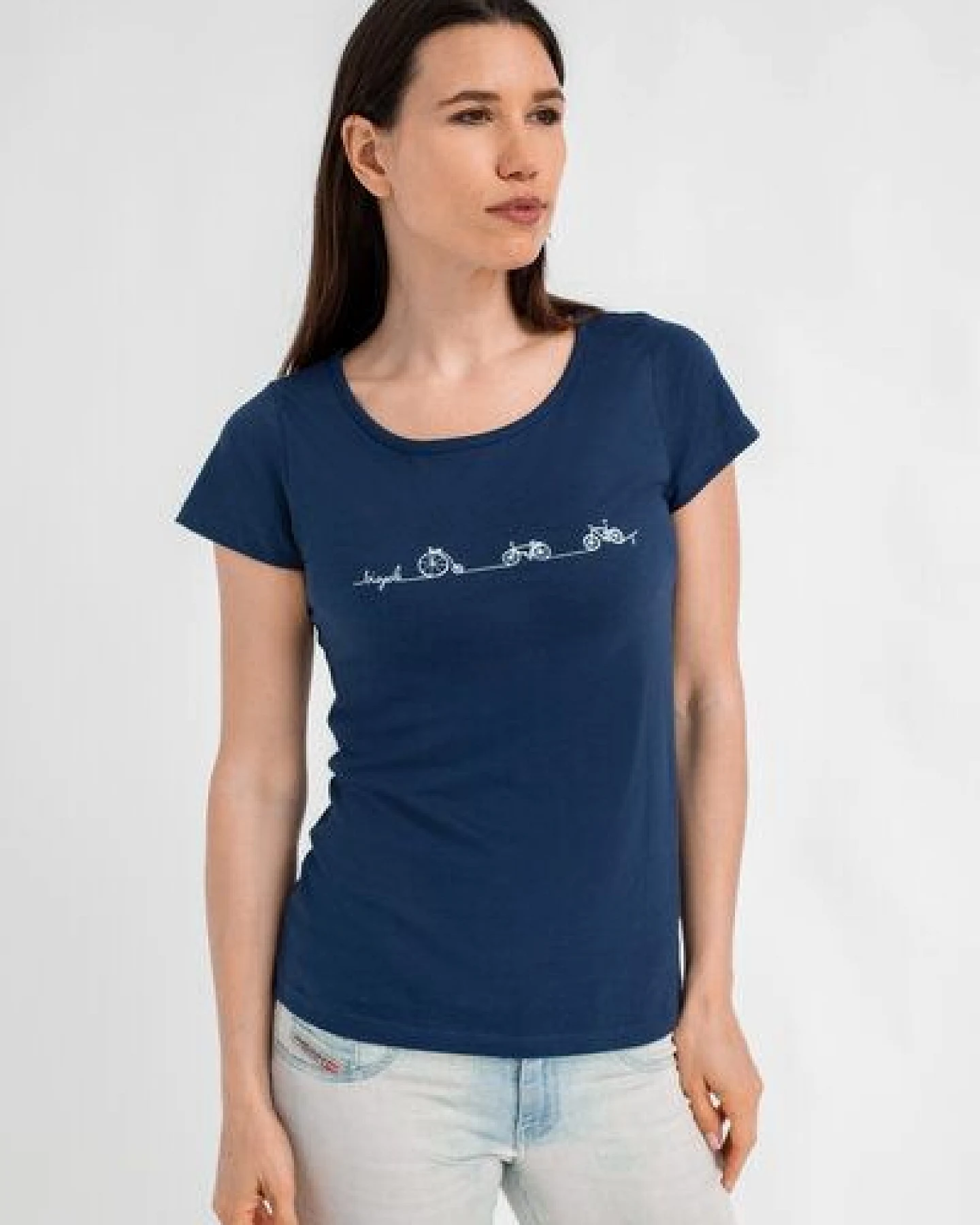 Brandless Basic Bio T-Shirt (ladies) Nr.2 Bicycle Line – Ansicht 2