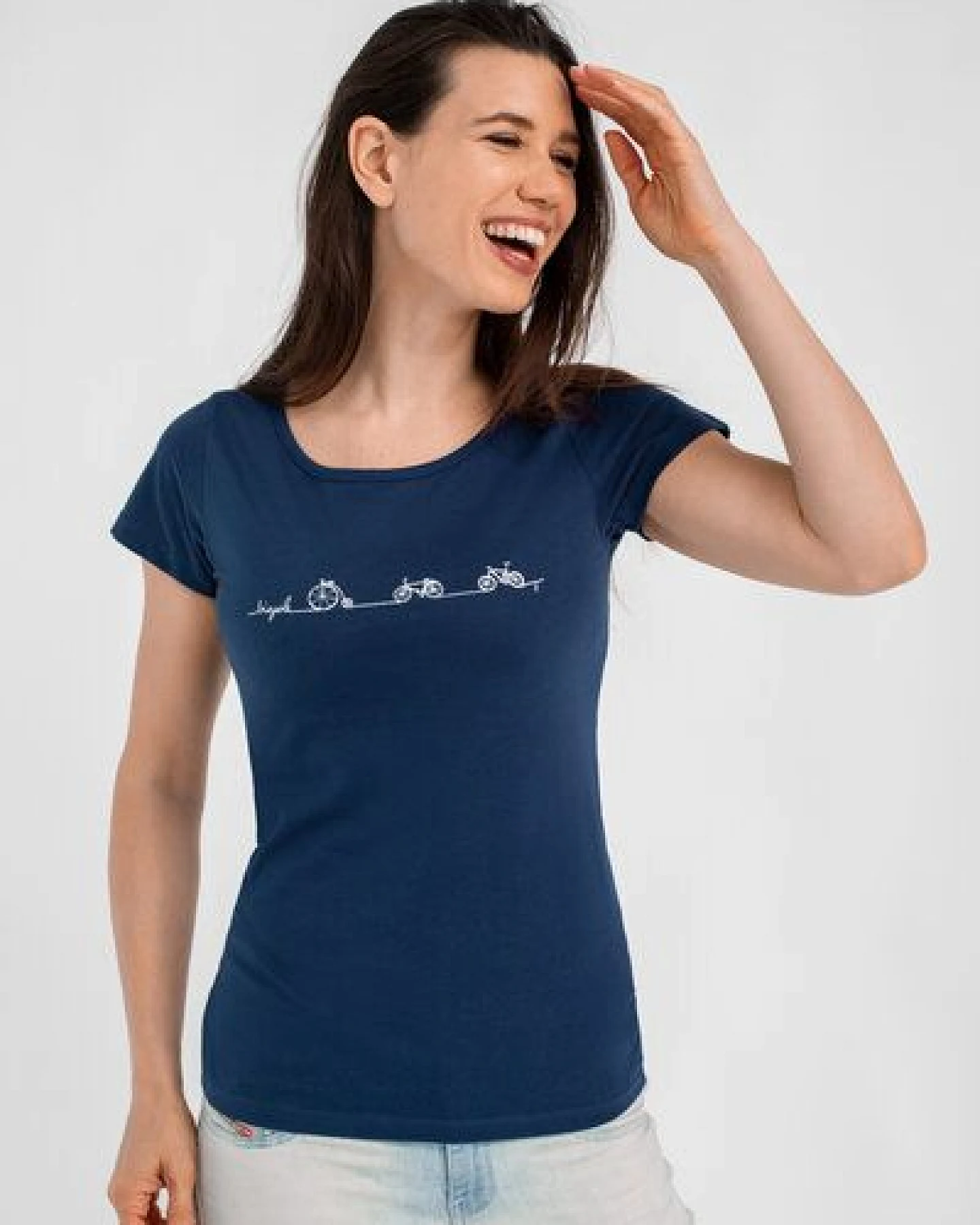 Brandless Basic Bio T-Shirt (ladies) Nr.2 Bicycle Line – Ansicht 3