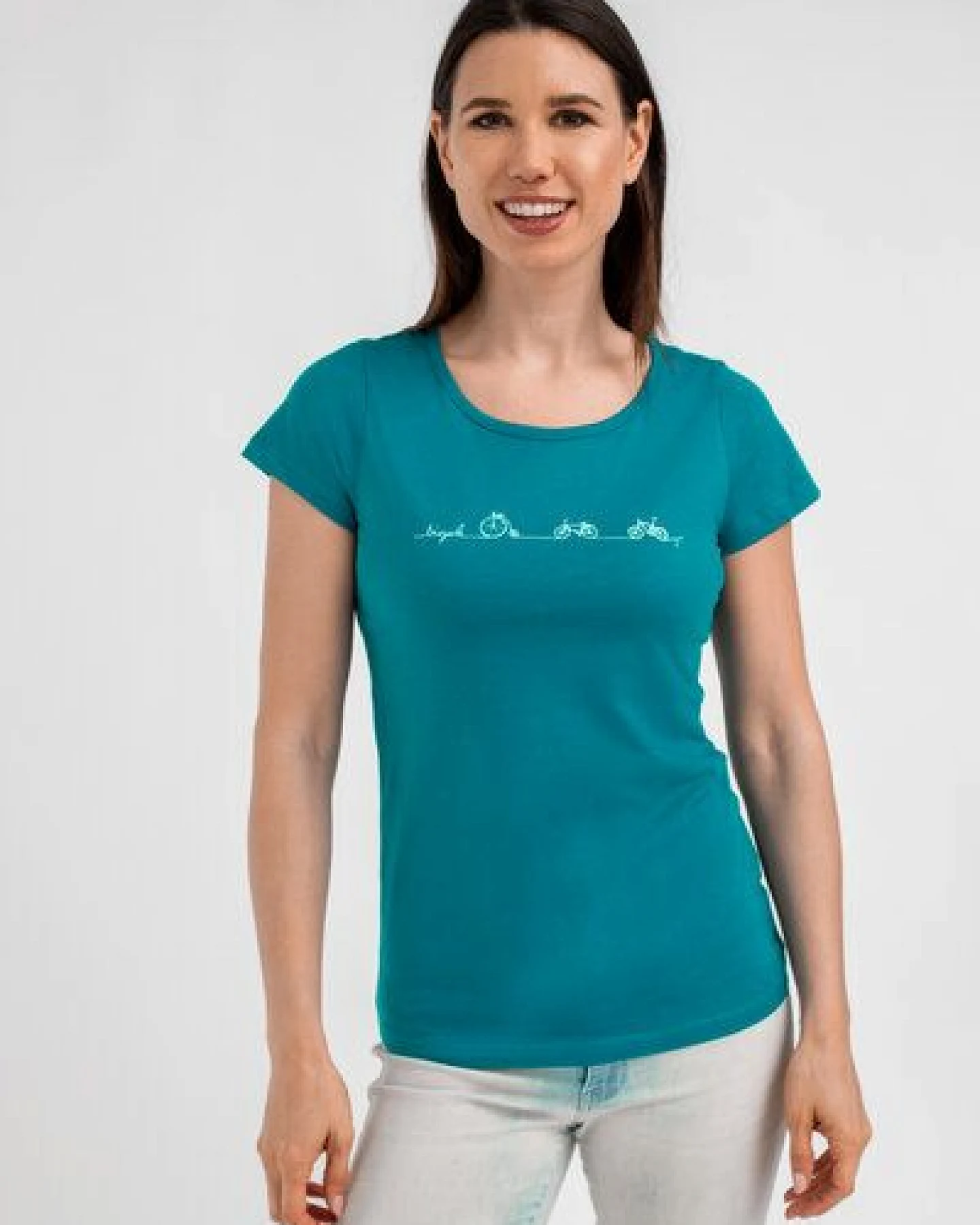 Brandless Basic Bio T-Shirt (ladies) Nr.2 Bicycle Line – Ansicht 2