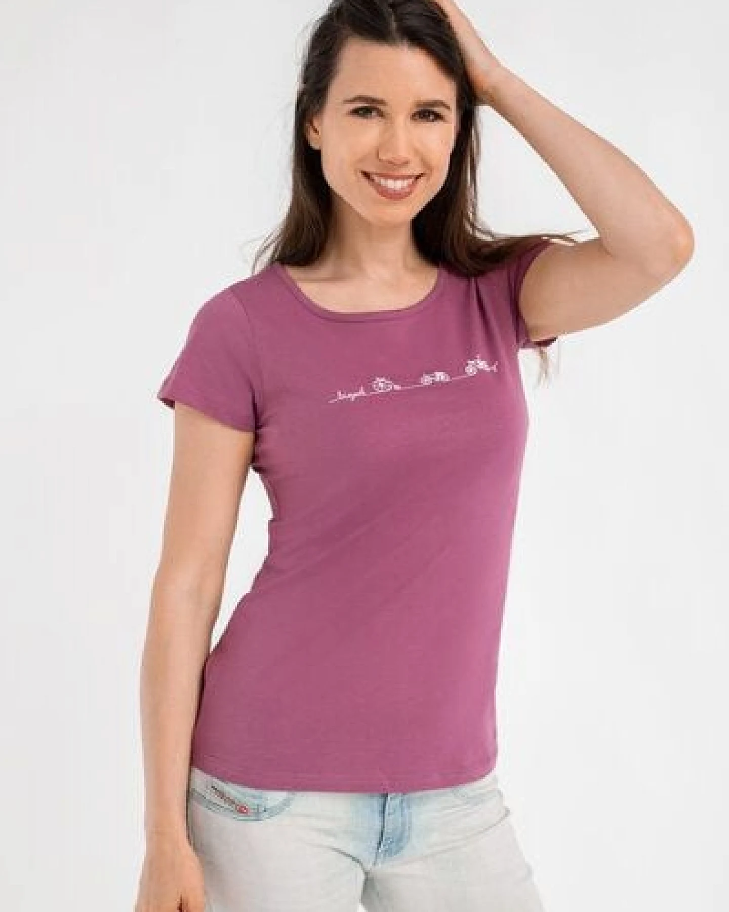 Brandless Basic Bio T-Shirt (ladies) Nr.2 Bicycle Line – Ansicht 2