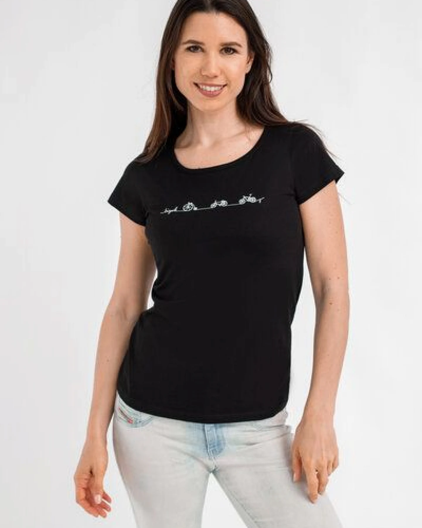 Brandless Basic Bio T-Shirt (ladies) Nr.2 Bicycle Line – Ansicht 3