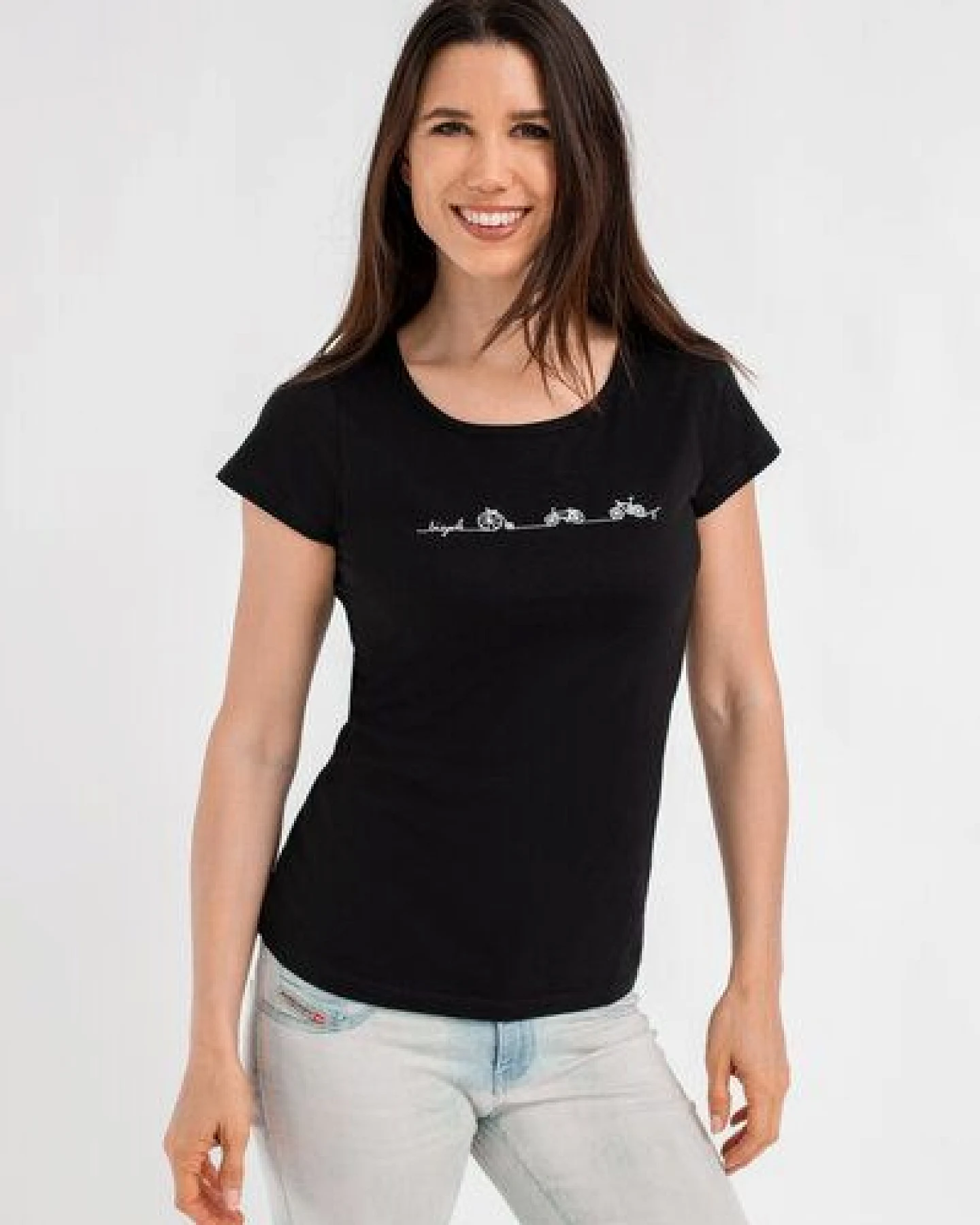 Brandless Basic Bio T-Shirt (ladies) Nr.2 Bicycle Line – Ansicht 3