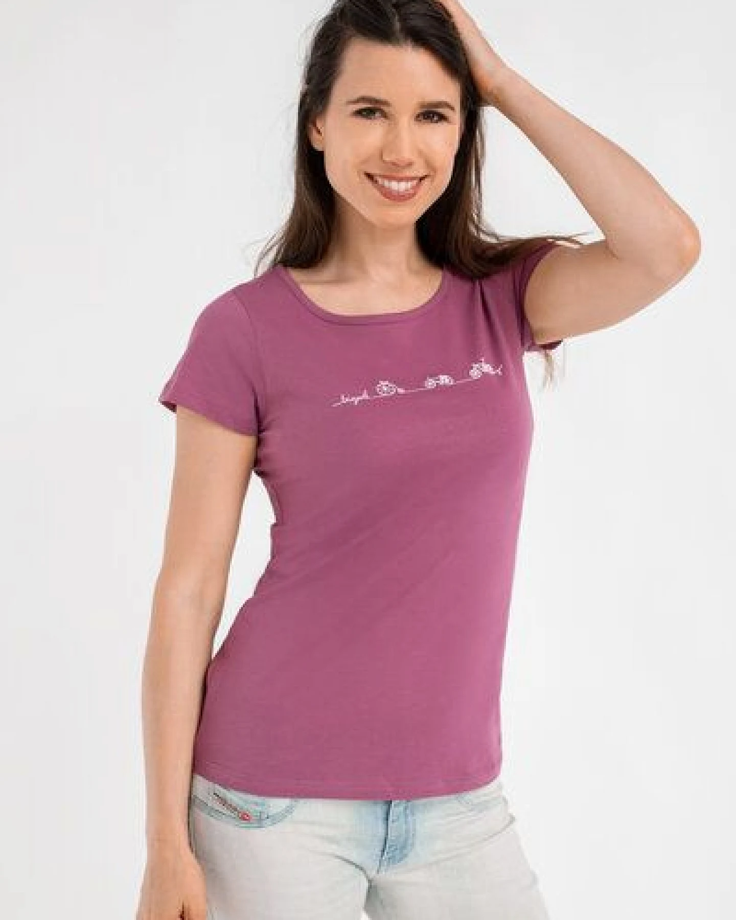 Brandless Basic Bio T-Shirt (ladies) Nr.2 Bicycle Line – Ansicht 2