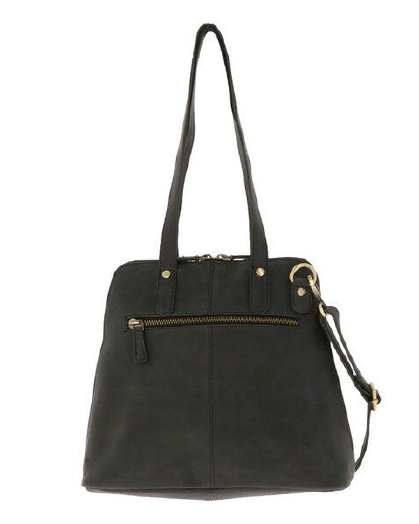 MoreThanHip Retro-Handtasche aus mattem Vintage-Öko-Leder - Poppy - braun oder schwarz – Ansicht 3
