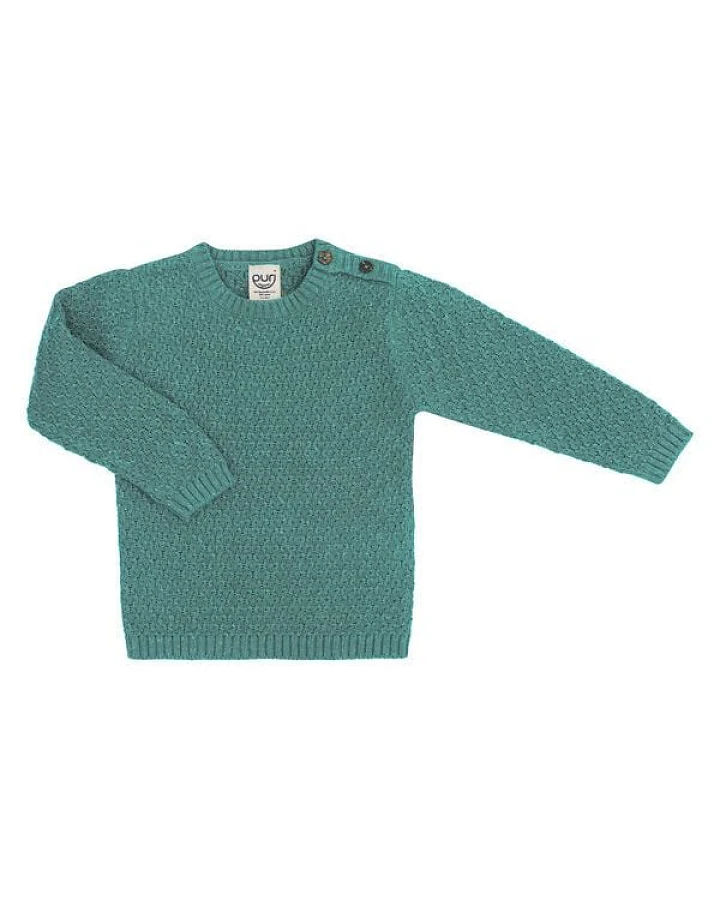 Puri Organic Kinder Pullover Diamond Bio Baumwolle Leinen