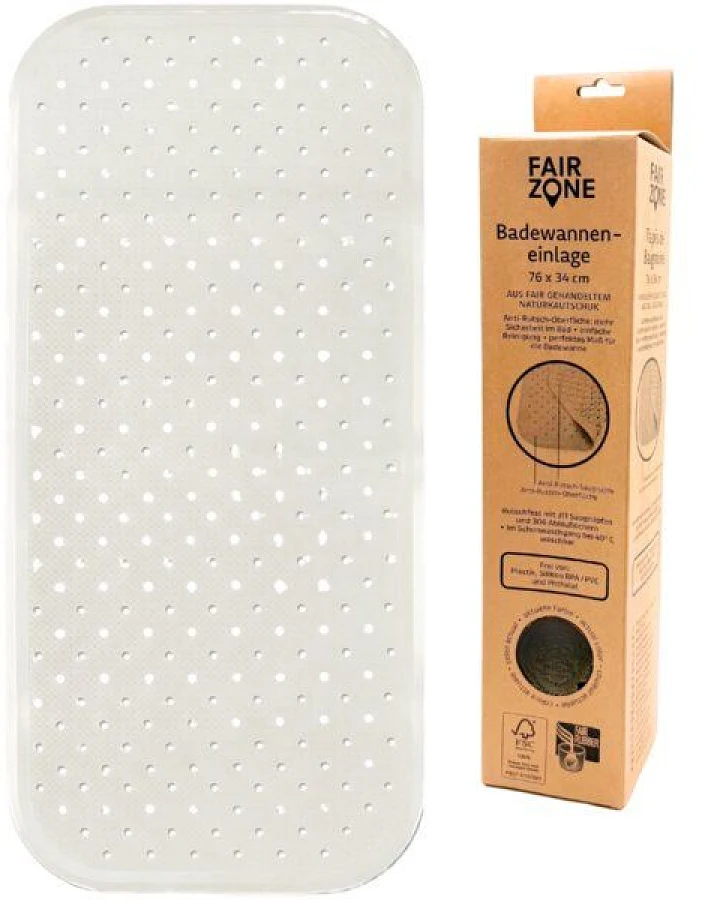 FAIR ZONE Badematte 76x34 cm - Wanneneinlage