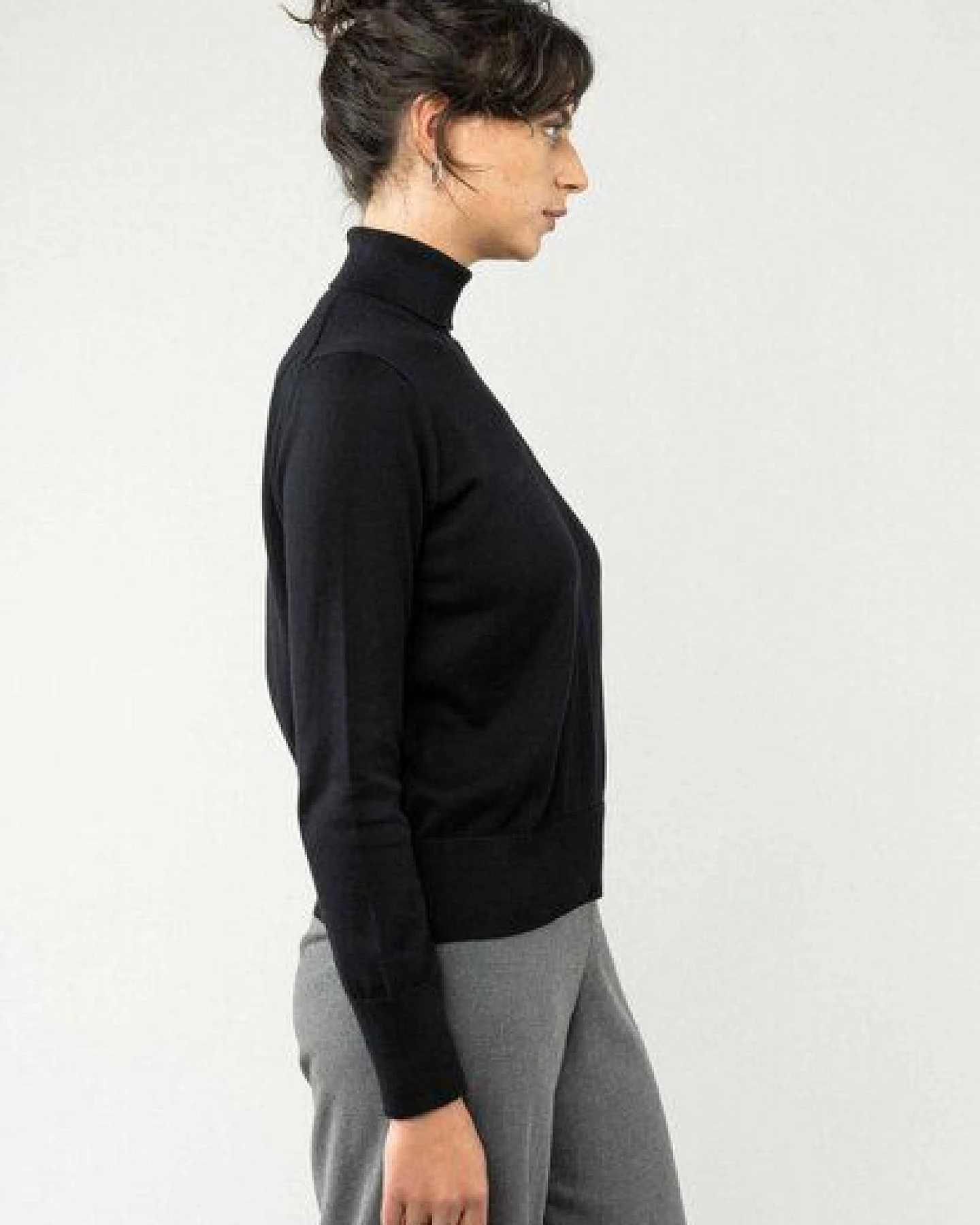 Feinstrick Rollkragenpullover MAYURA – Ansicht 2