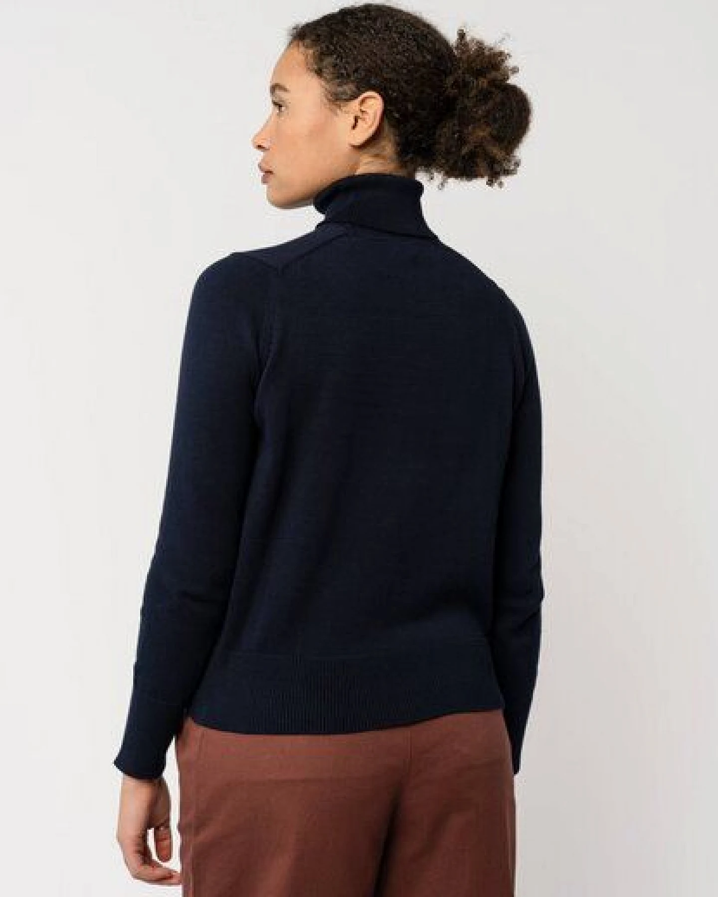 Feinstrick Rollkragenpullover MAYURA – Ansicht 2