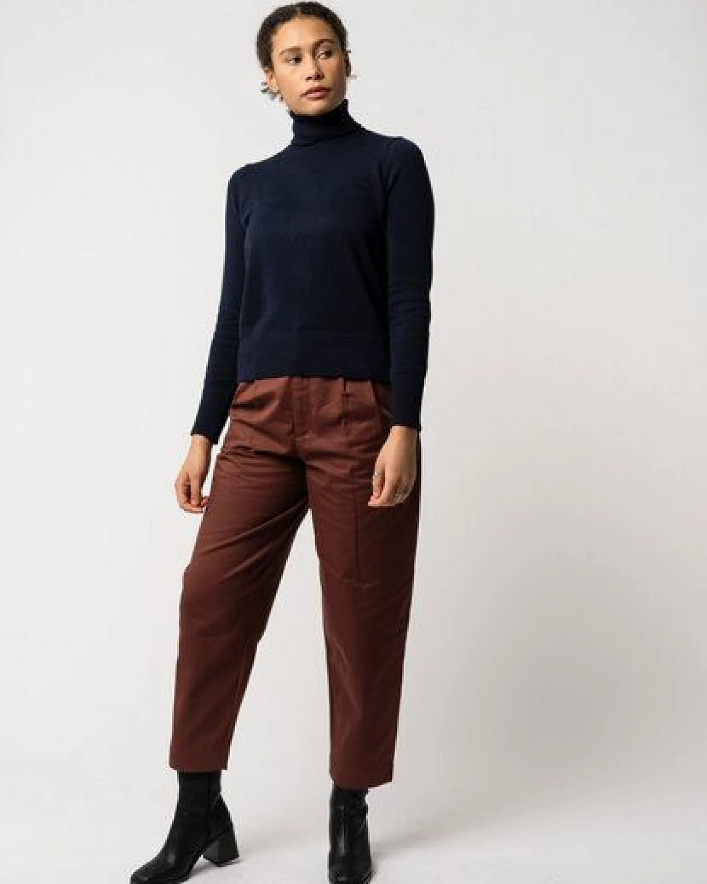 Feinstrick Rollkragenpullover MAYURA – Ansicht 3