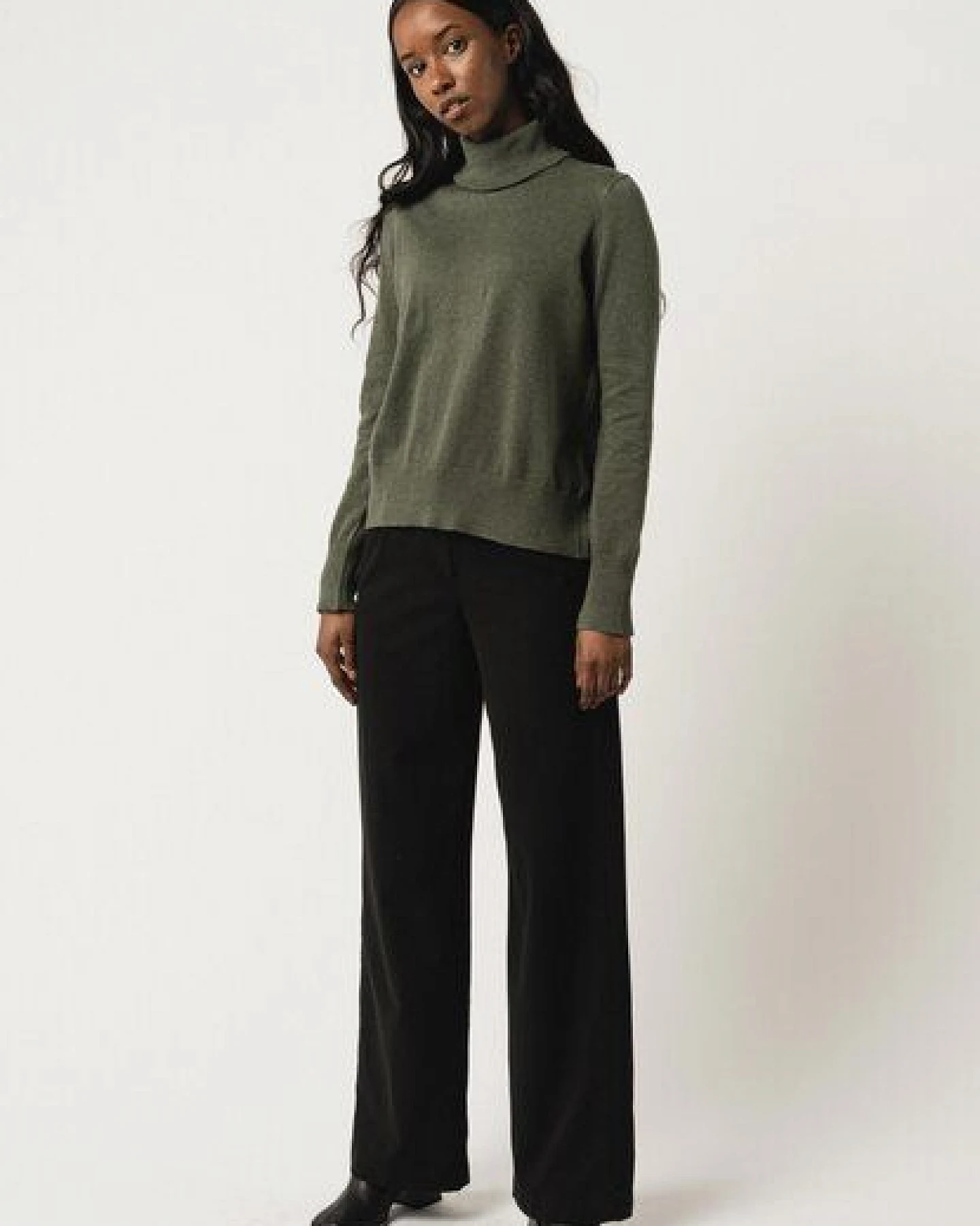 Feinstrick Rollkragenpullover MAYURA – Ansicht 3