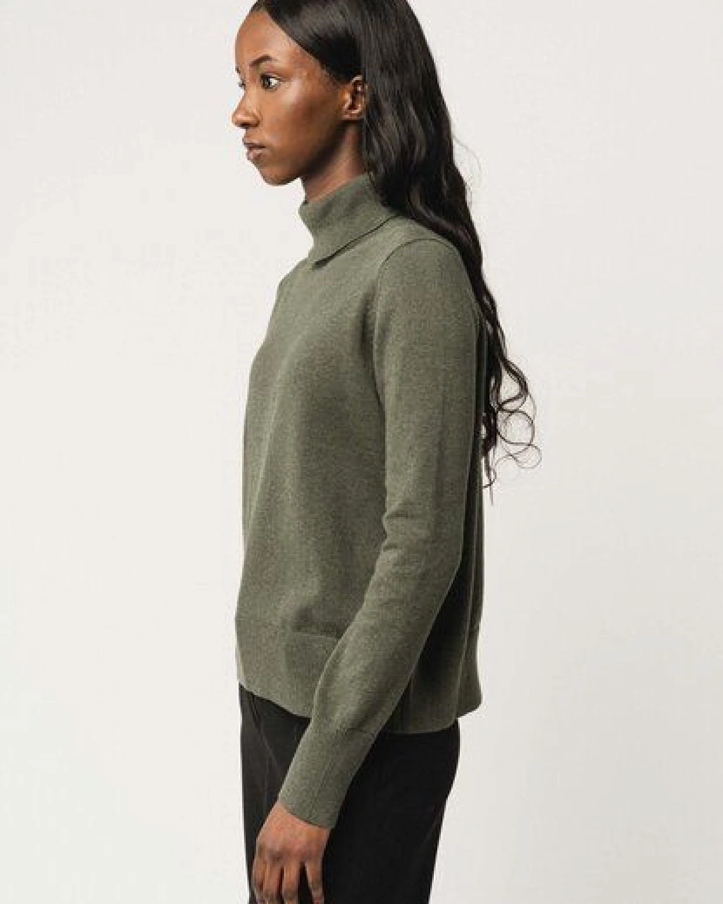 Feinstrick Rollkragenpullover MAYURA – Ansicht 2