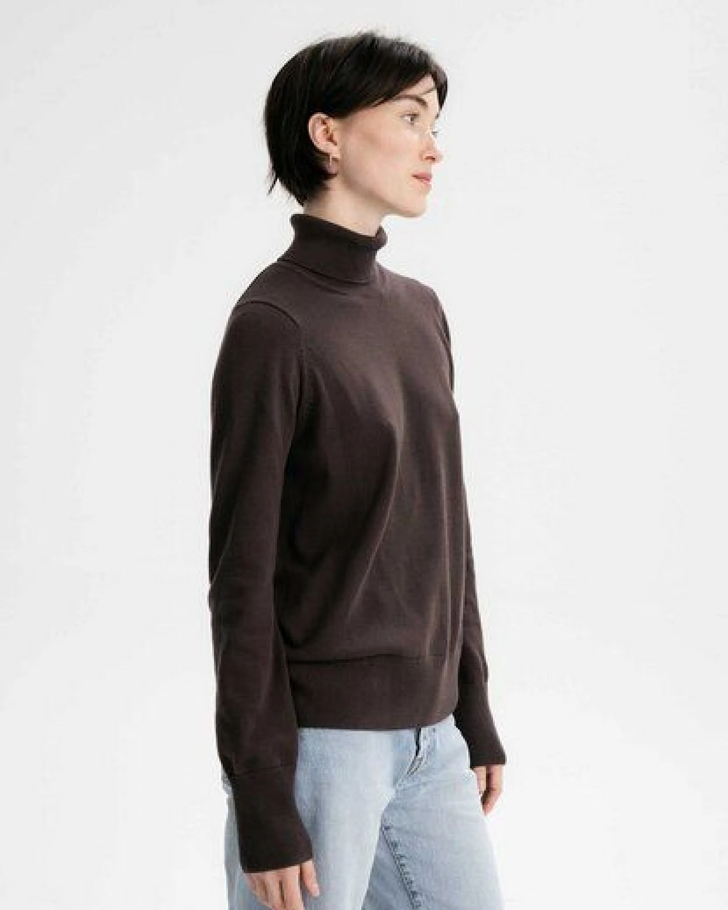 Feinstrick Rollkragenpullover MAYURA – Ansicht 2
