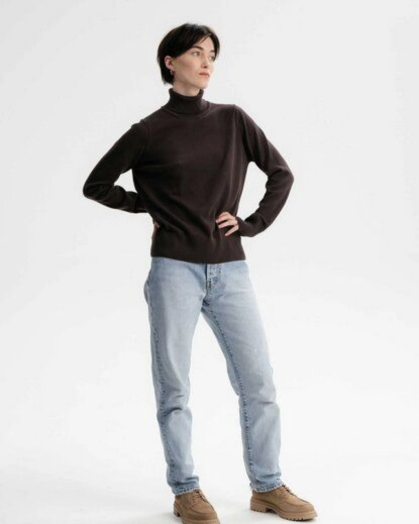 Feinstrick Rollkragenpullover MAYURA – Ansicht 3