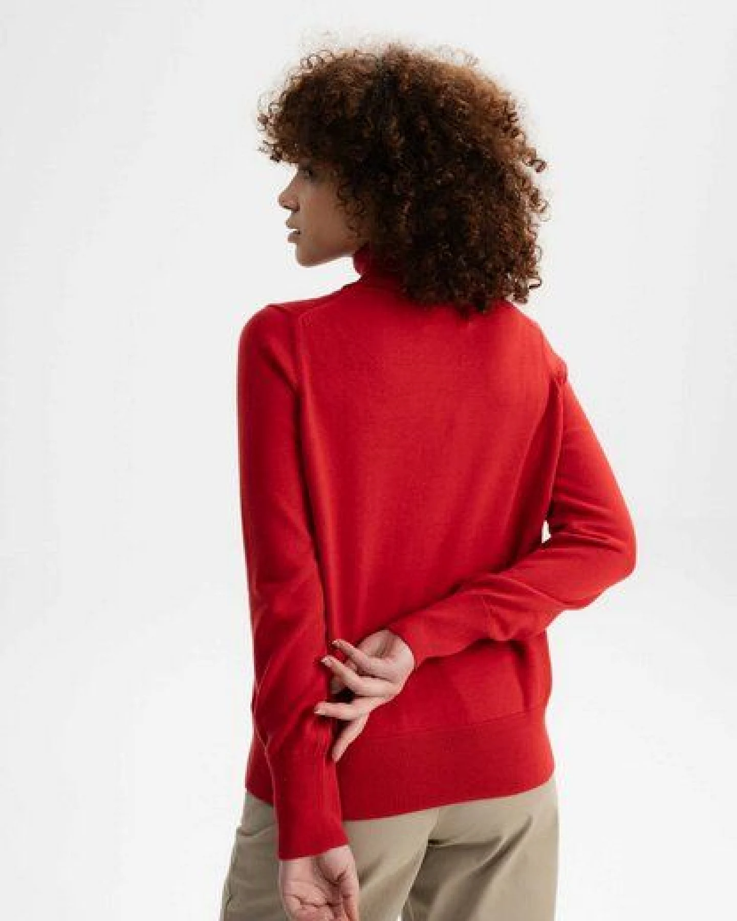 Feinstrick Rollkragenpullover MAYURA – Ansicht 2