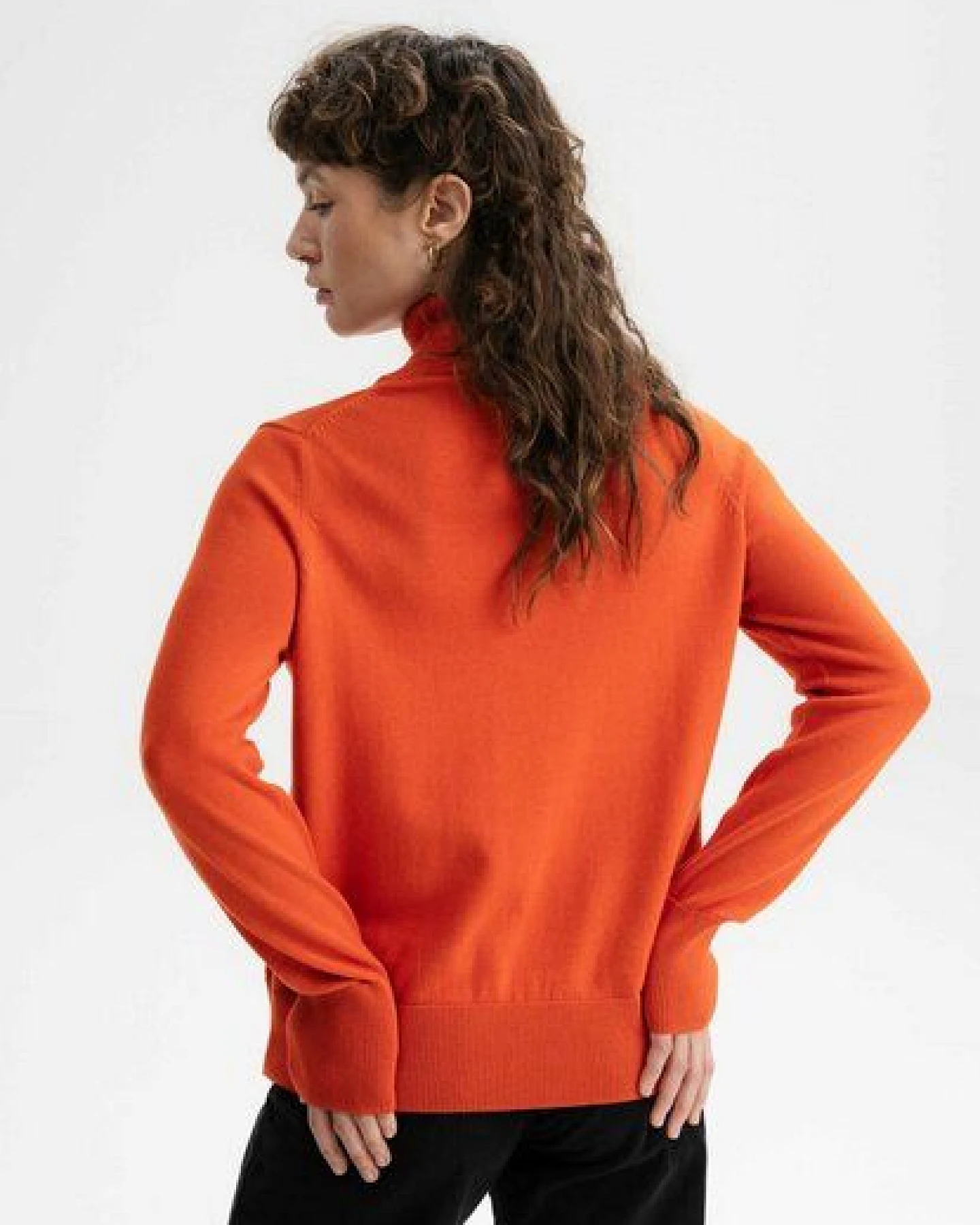 Feinstrick Rollkragenpullover MAYURA – Ansicht 2