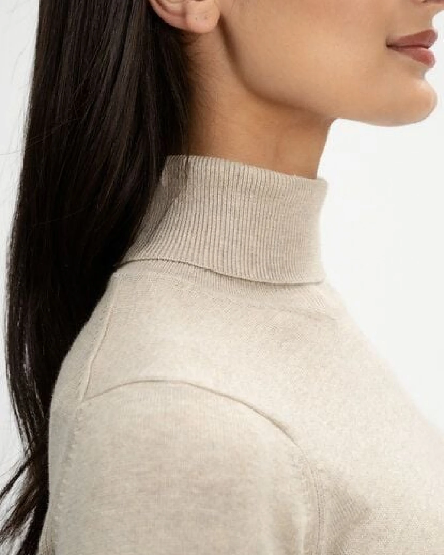 Feinstrick Rollkragenpullover MAYURA – Ansicht 4