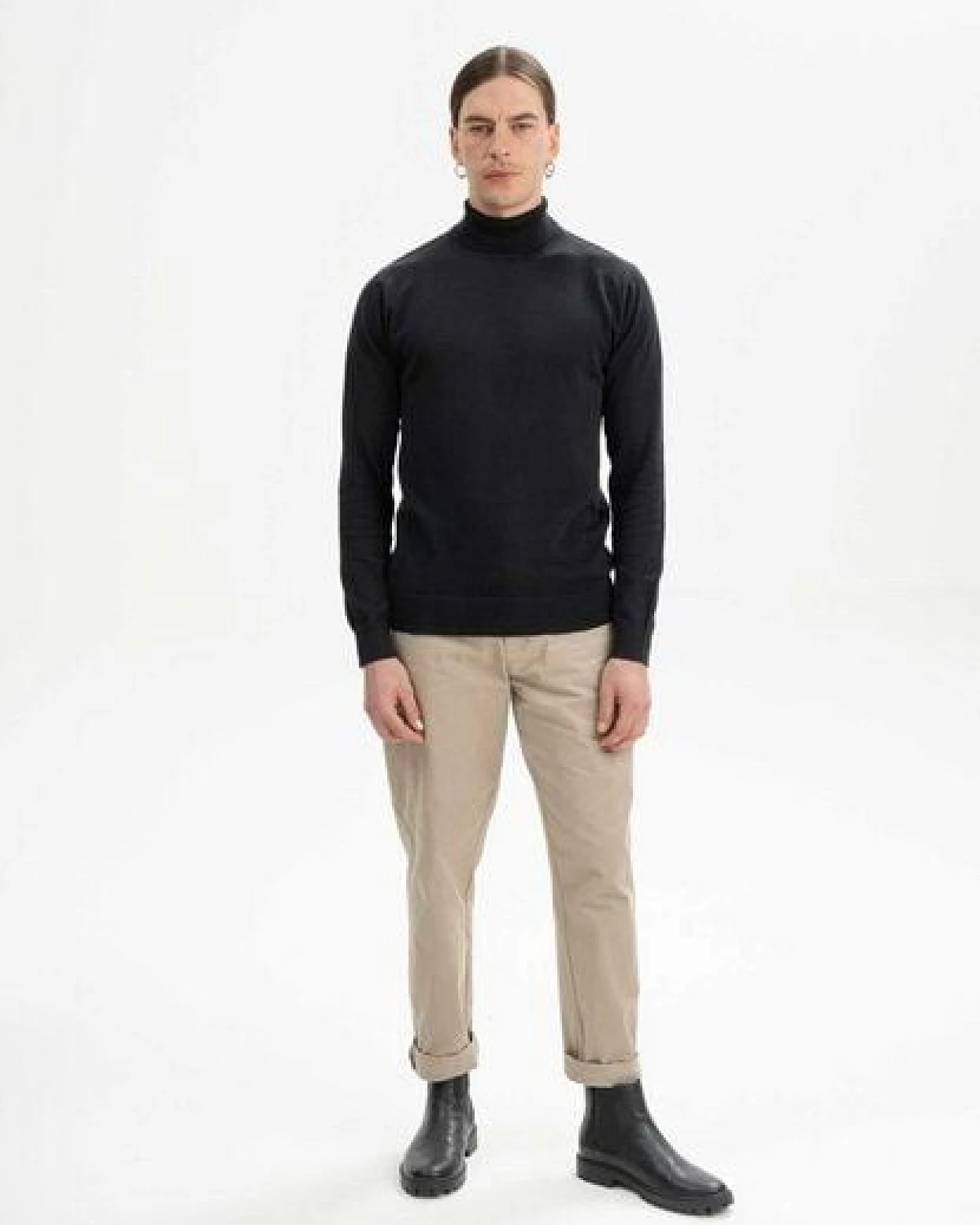 Feinstrick Rollkragenpullover KANJA – Ansicht 3