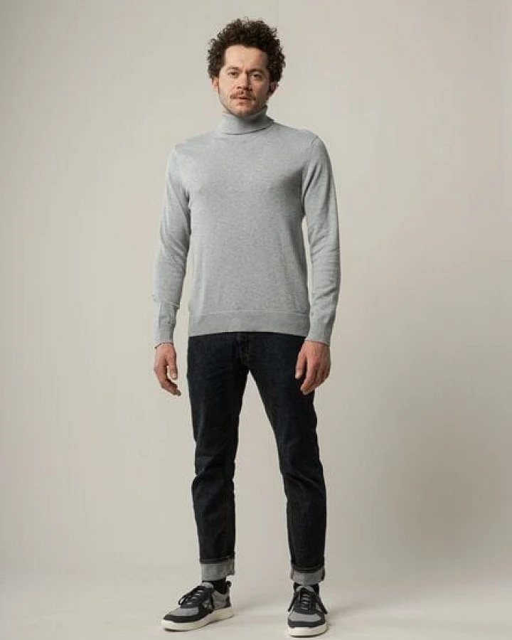 Produktseite: Feinstrick Rollkragenpullover KANJA