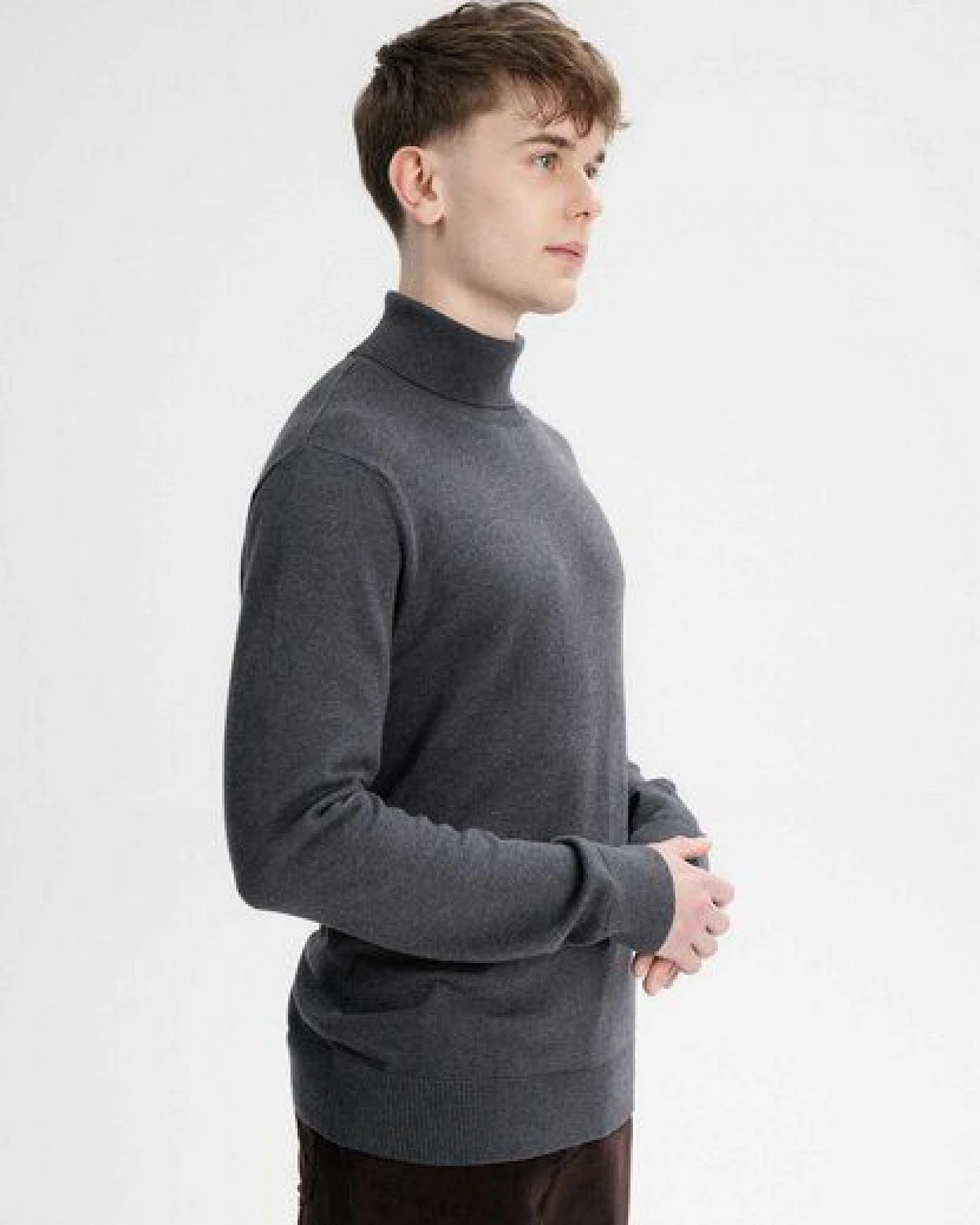Feinstrick Rollkragenpullover KANJA – Ansicht 2