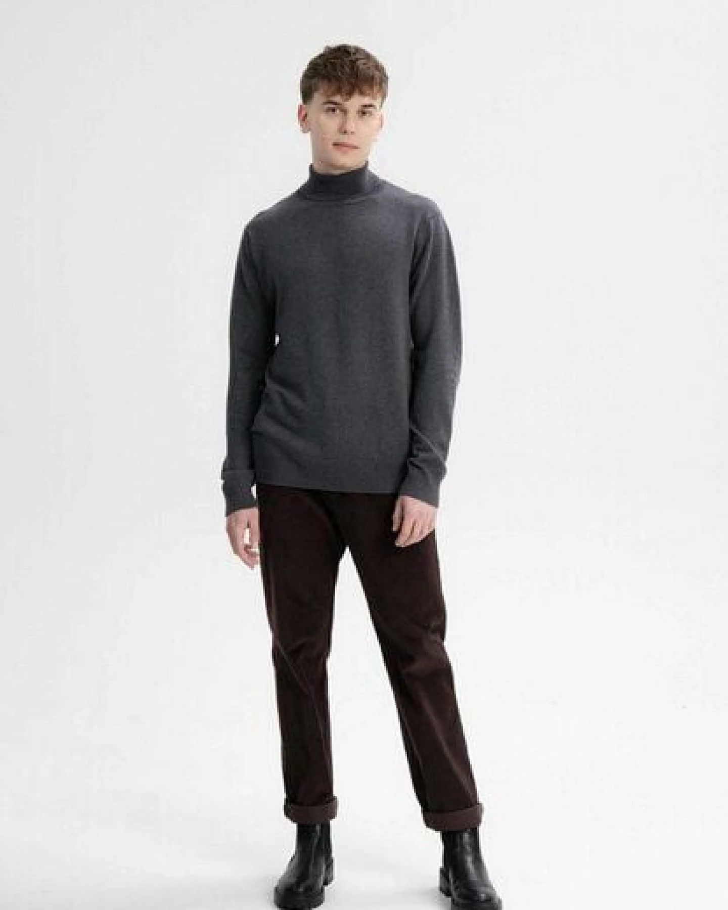 Feinstrick Rollkragenpullover KANJA – Ansicht 4