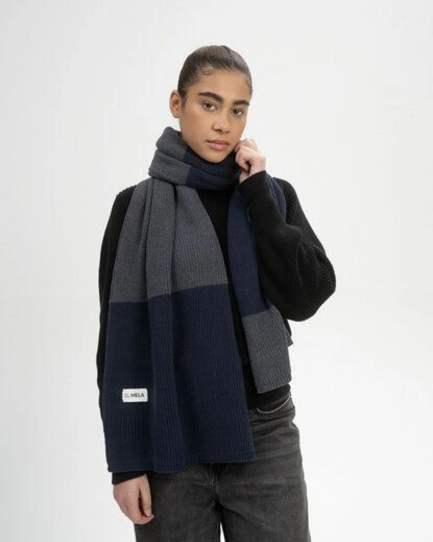 Rippstrick multicolor Schal KAZIM – Ansicht 2
